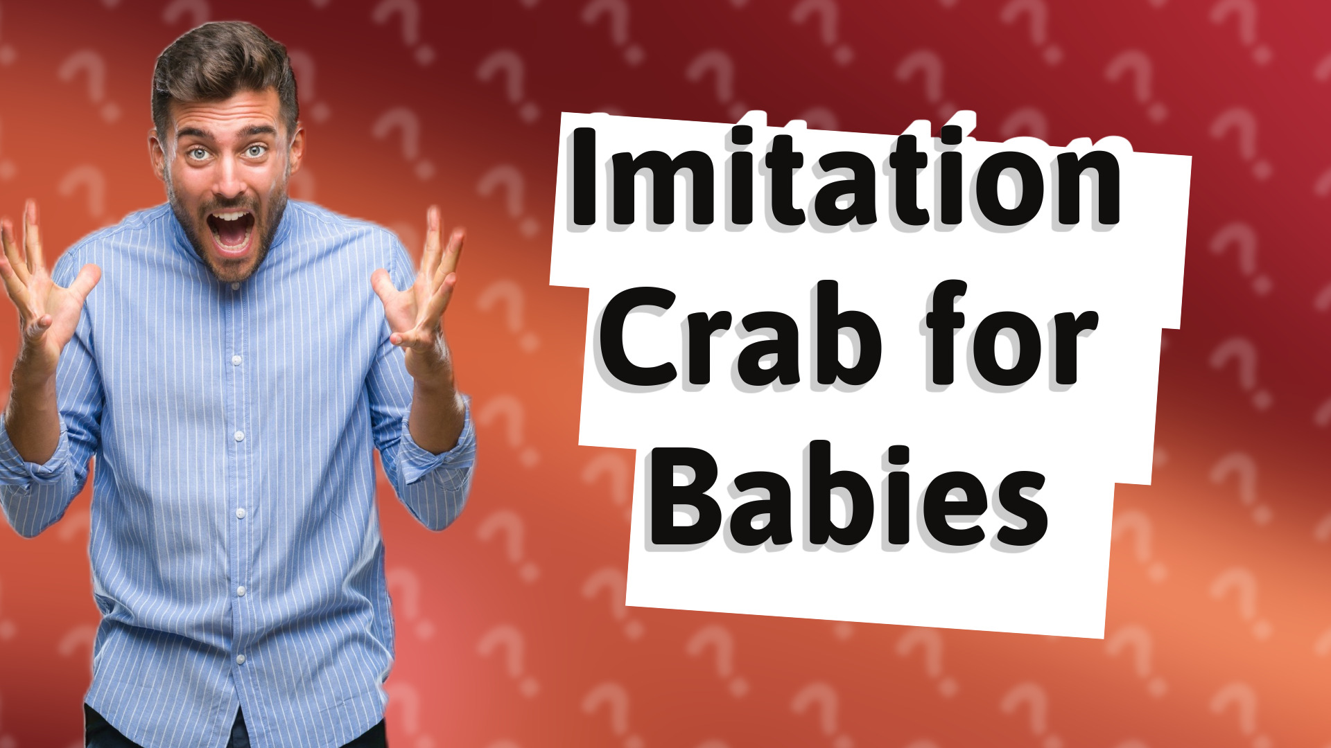 Imitation Crab for Babies
