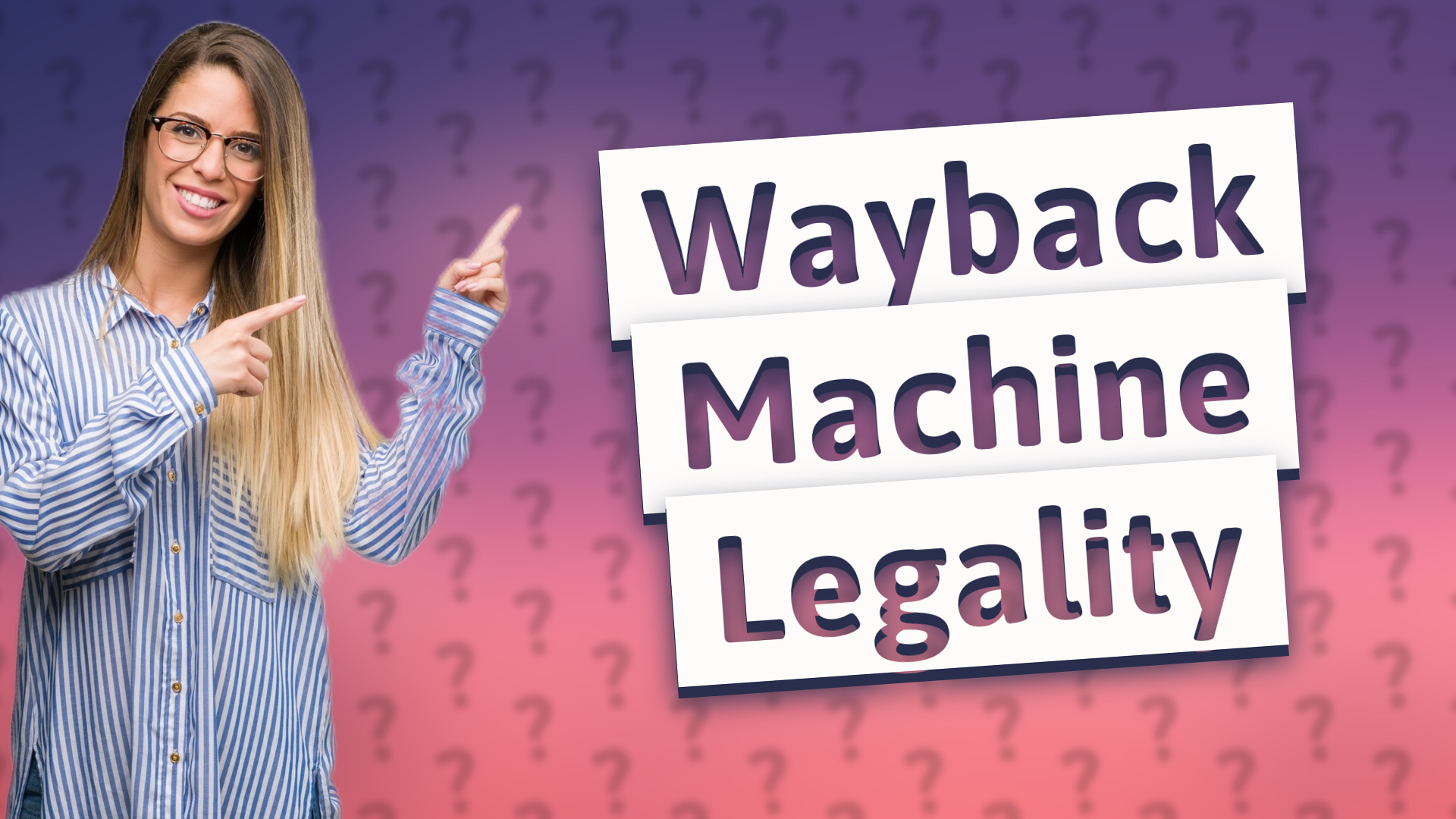 Wayback Machine Legality