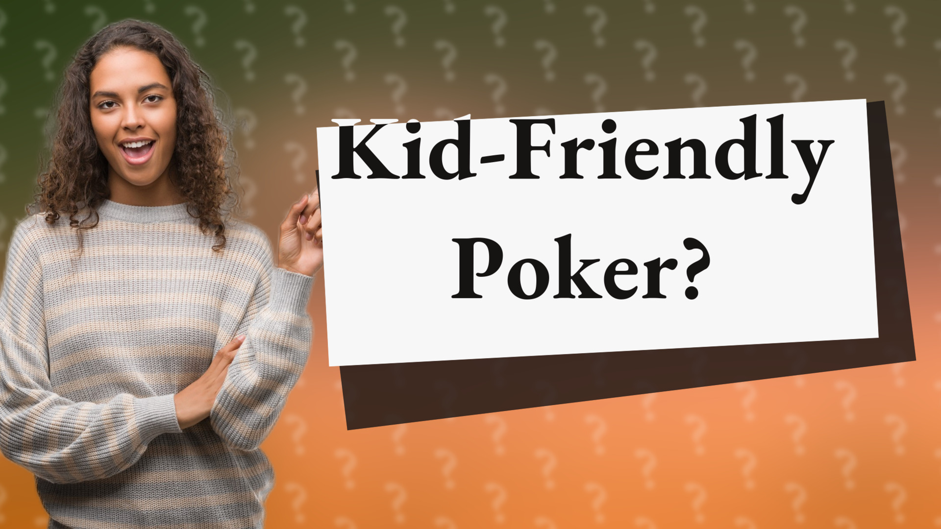 Kid-Friendly Poker?
