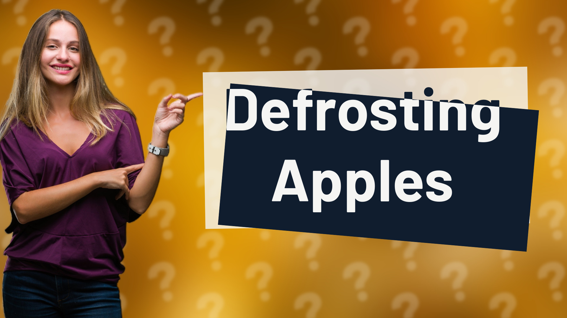 Defrosting Apples
