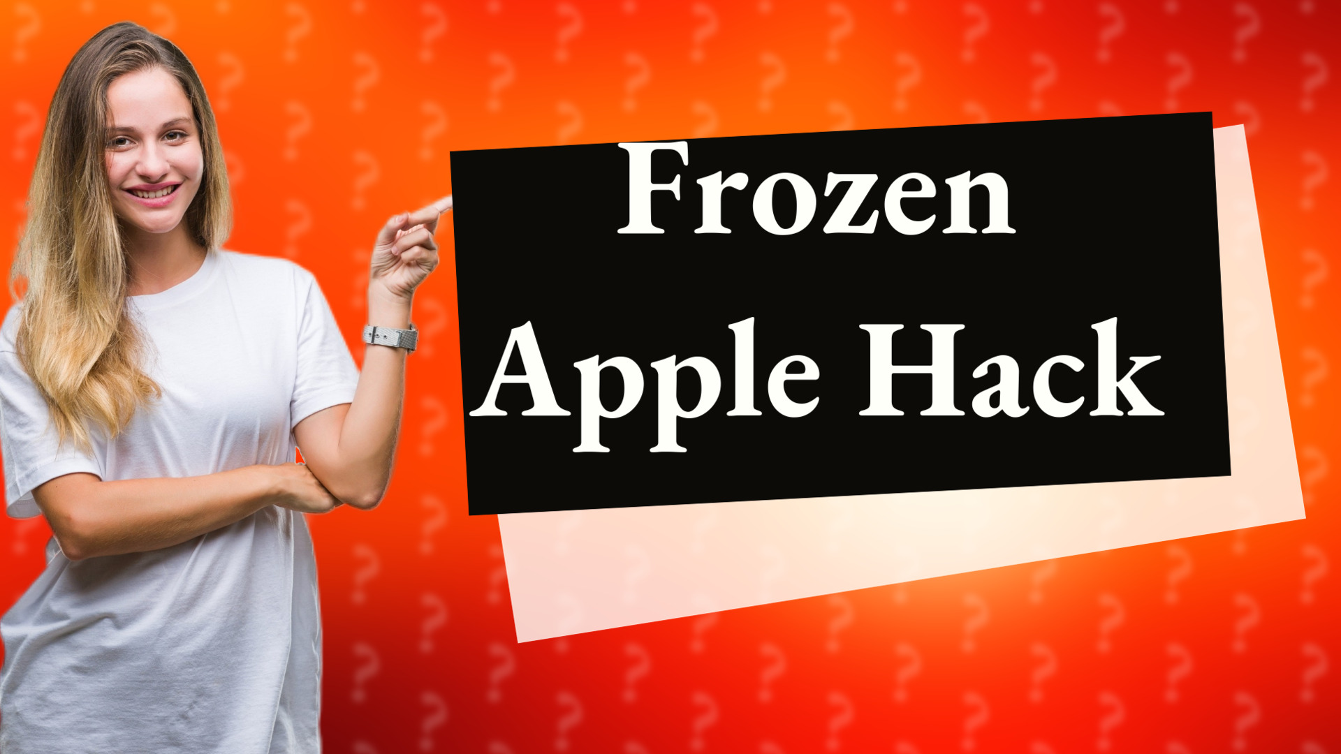 Frozen Apple Hack