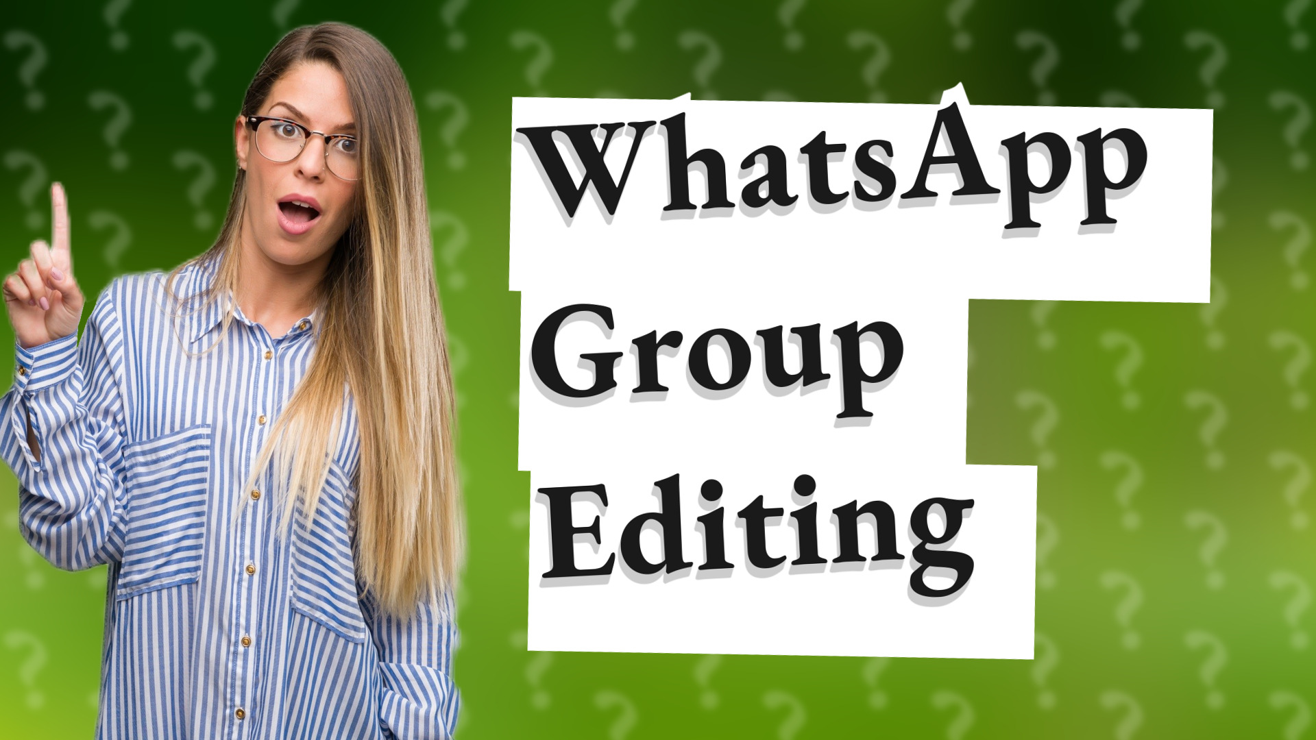 WhatsApp Group Editing