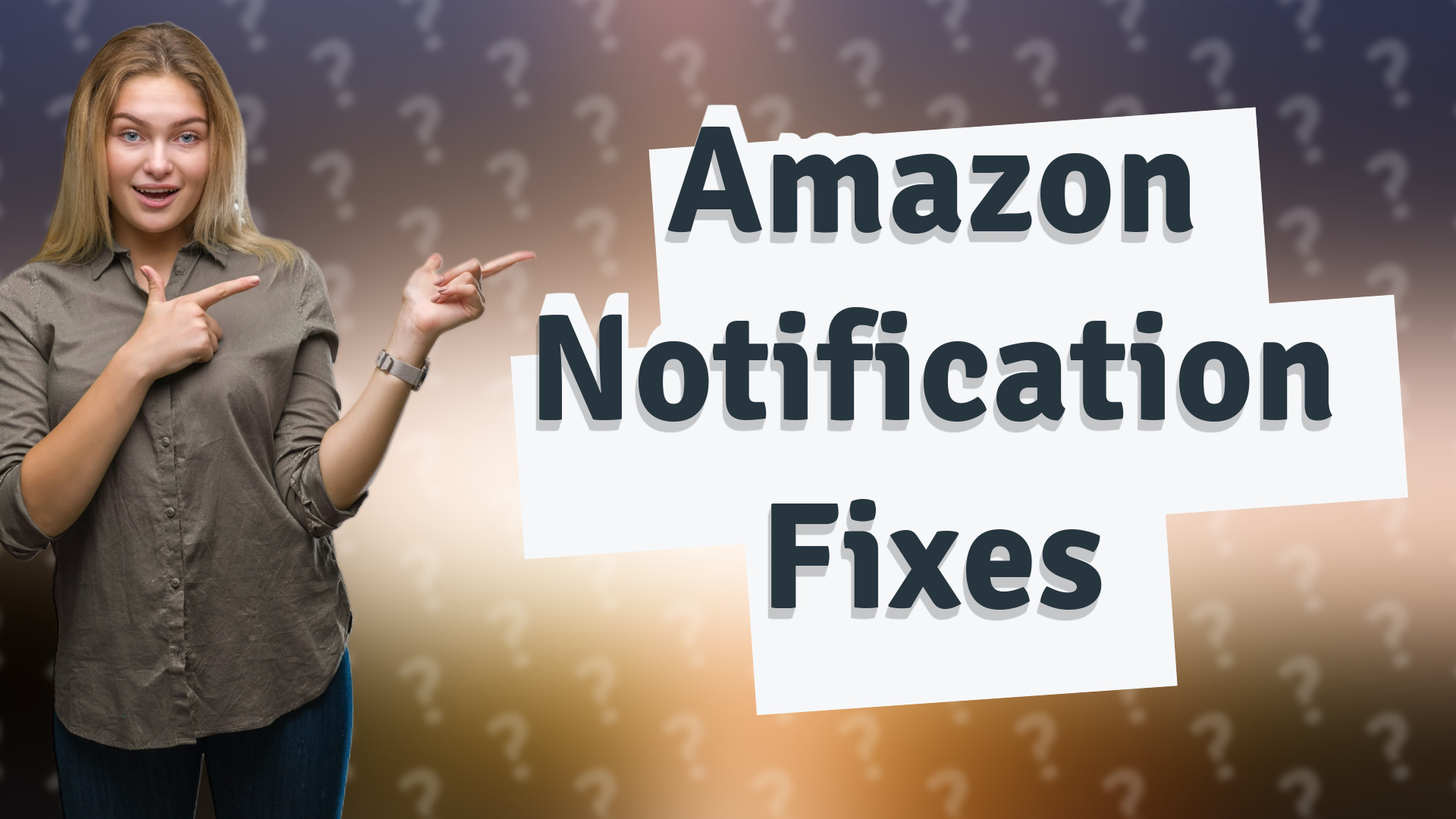 Amazon Notification Fixes