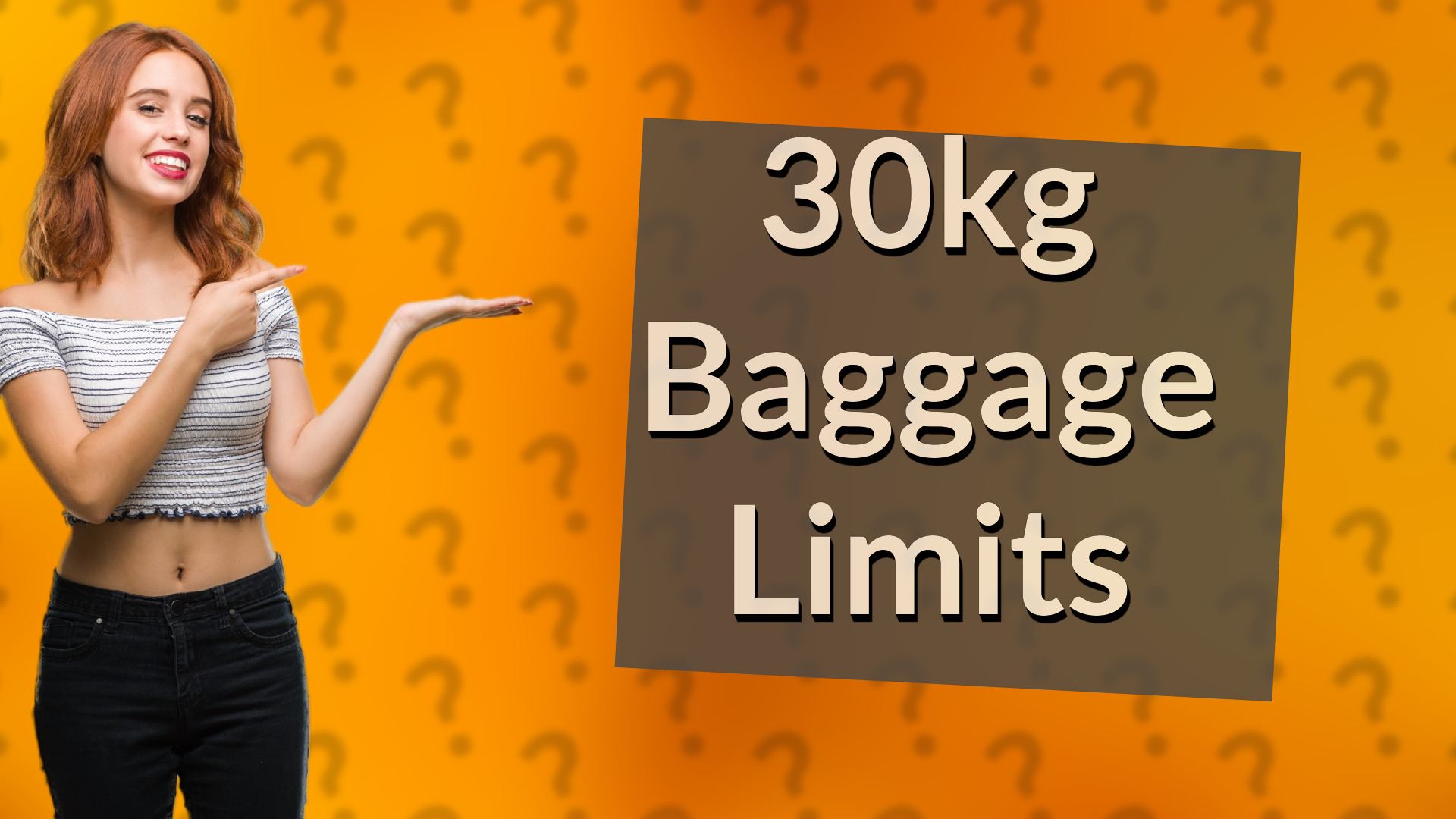 30kg Baggage Limits