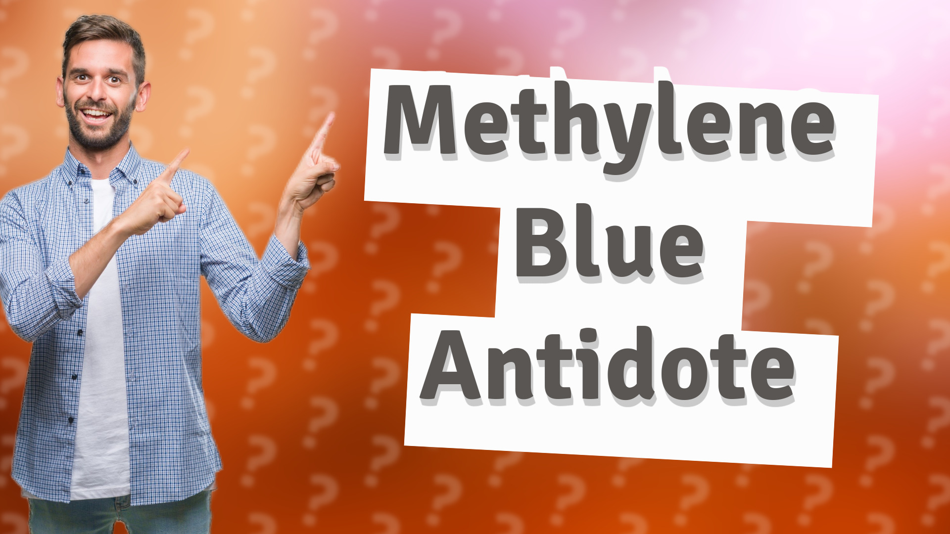 Methylene Blue Antidote