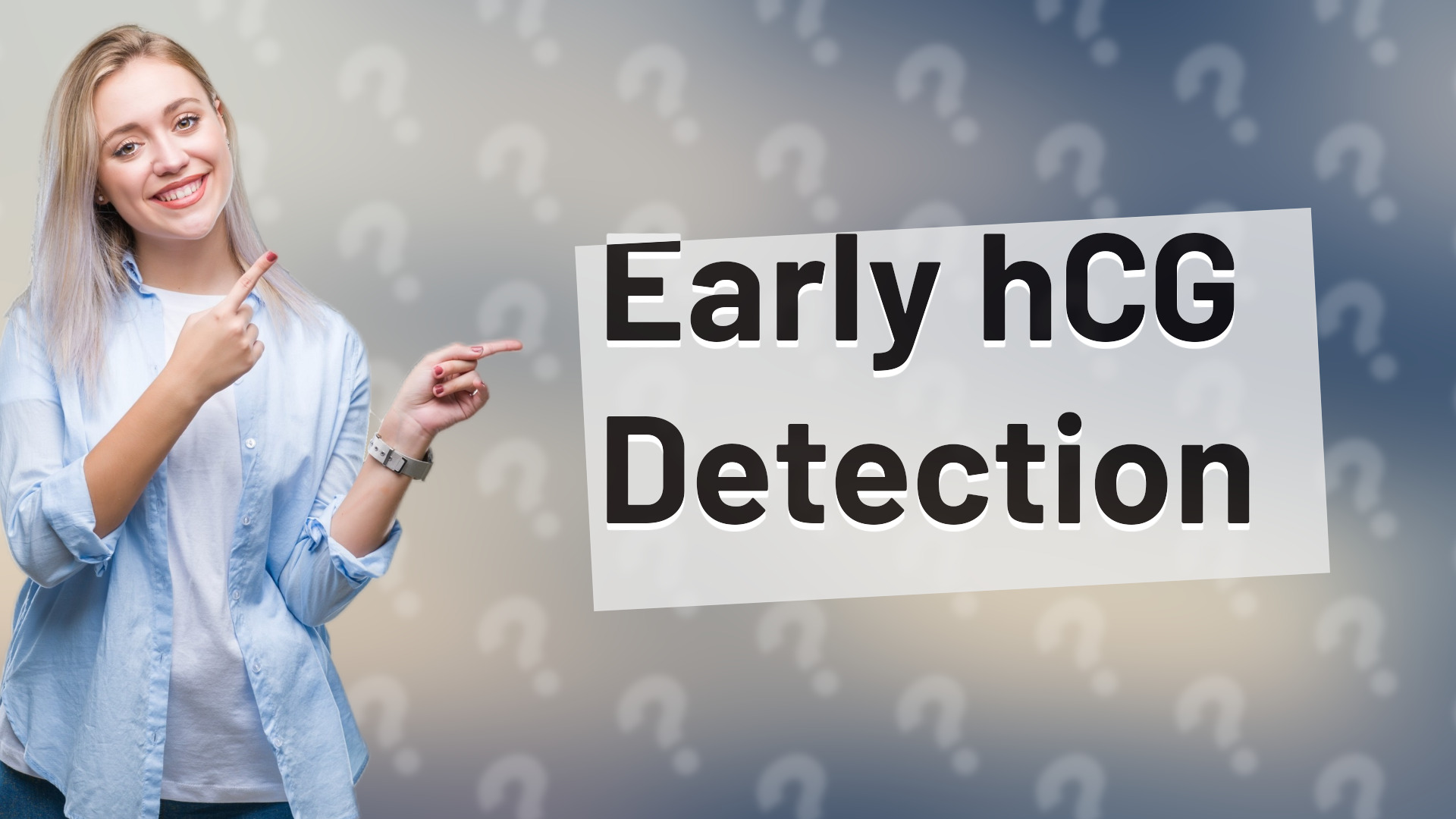 Early hCG Detection