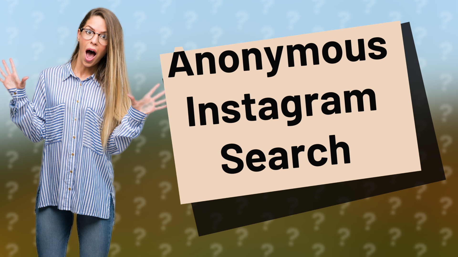 Anonymous Instagram Search