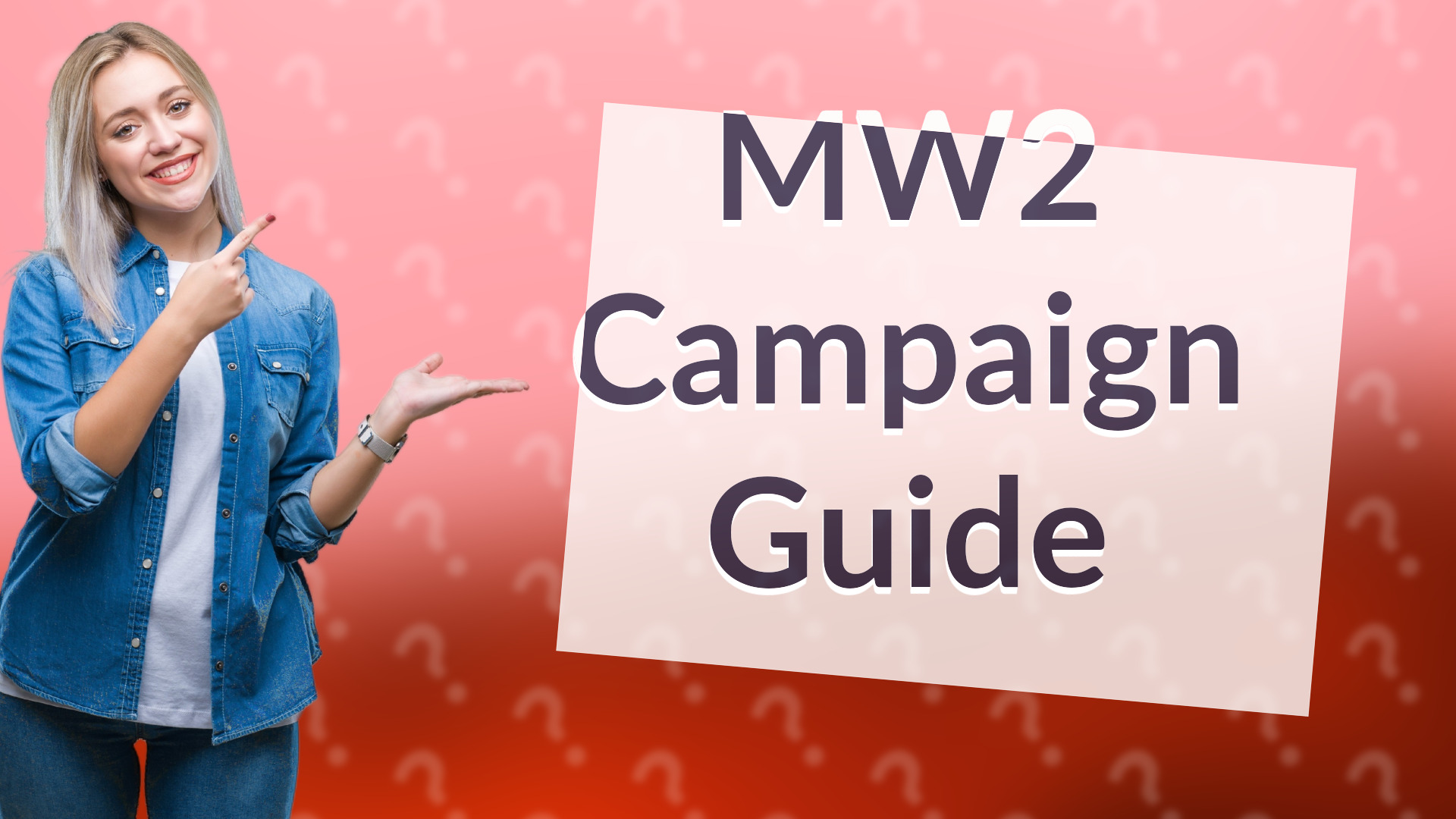 MW2 Campaign Guide