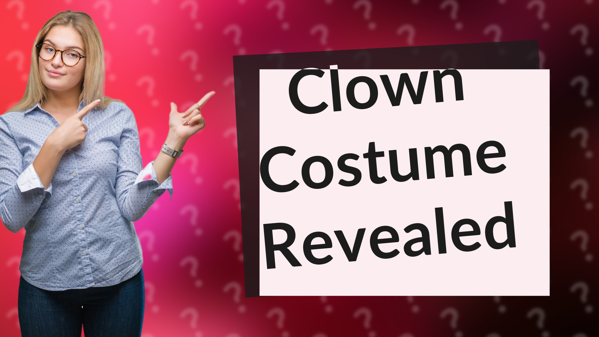Clown Costume Revealed
