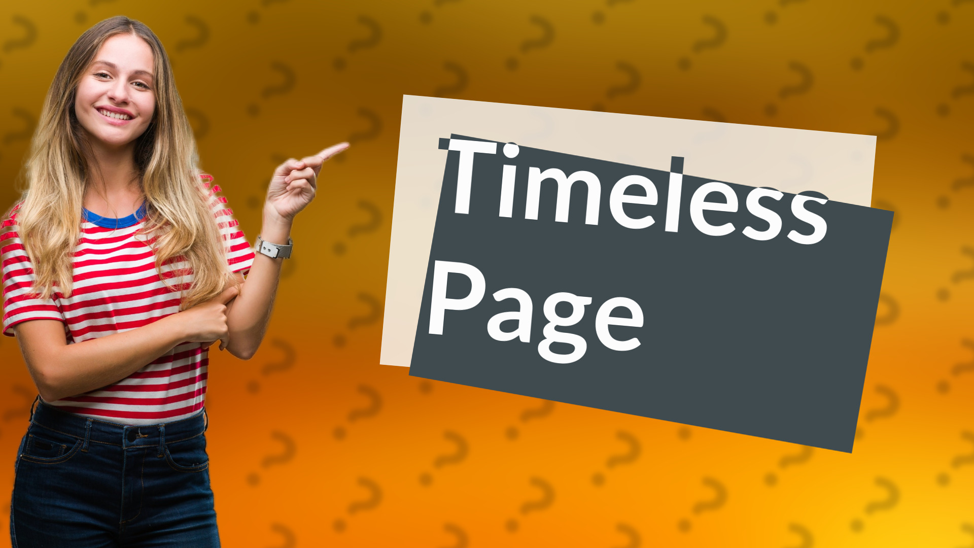Timeless Page