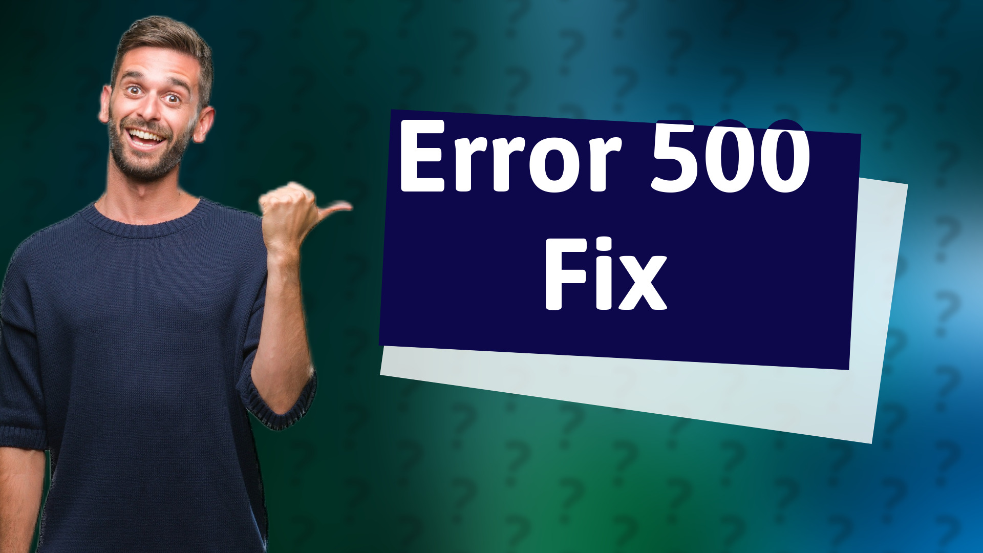 Error 500 Fix