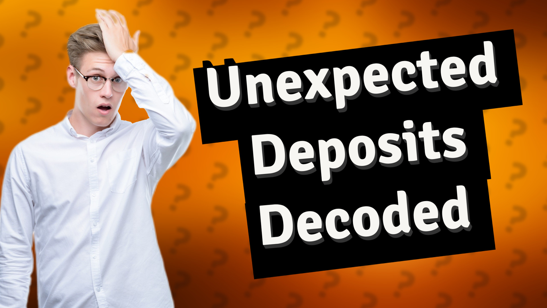Unexpected Deposits Decoded