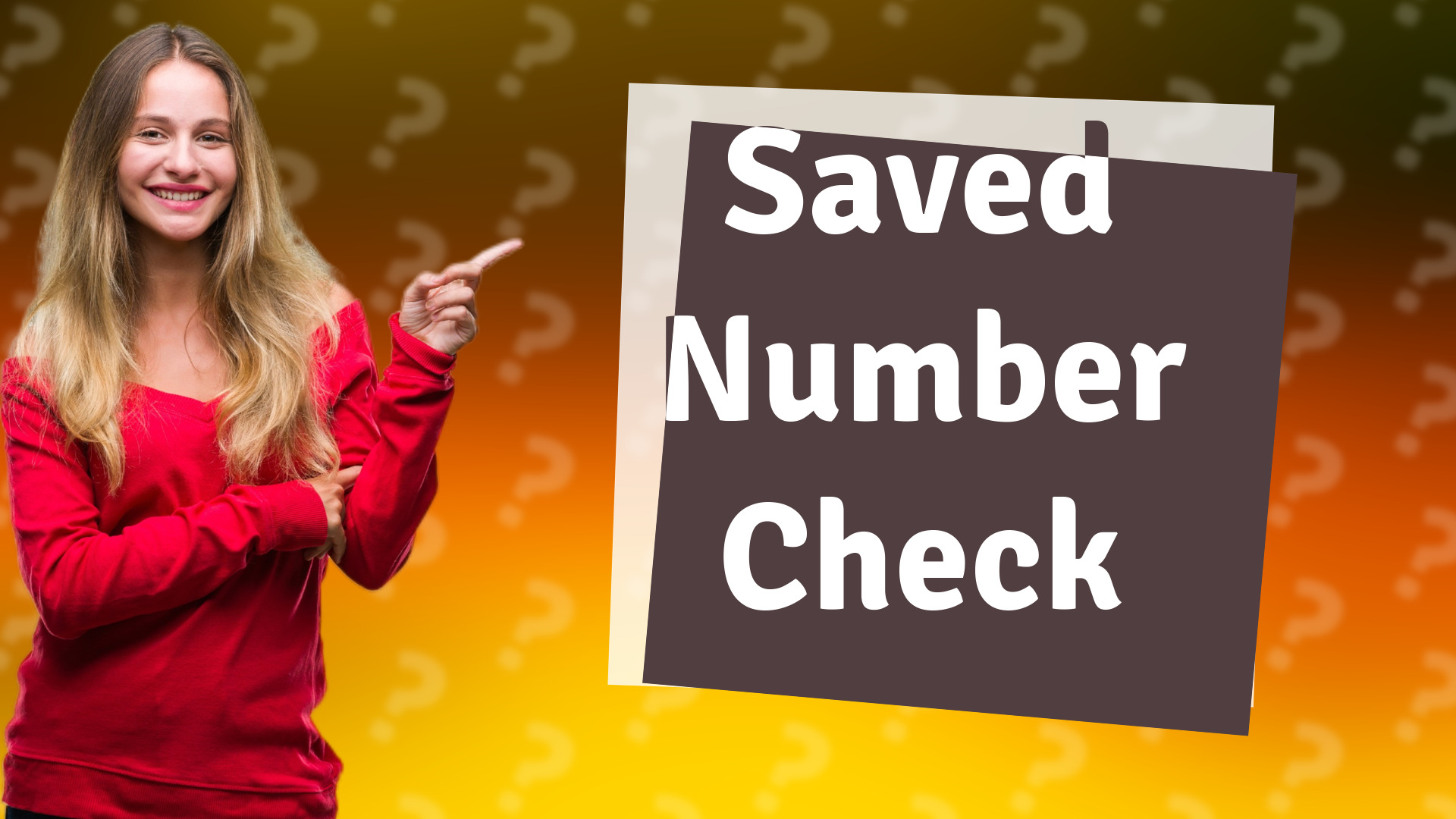 Saved Number Check