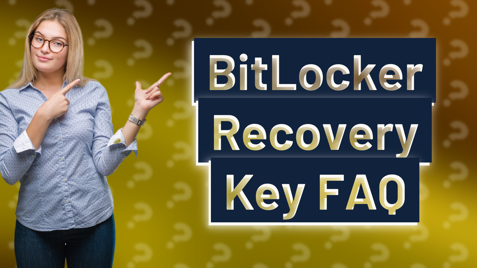 BitLocker Recovery Key FAQ
