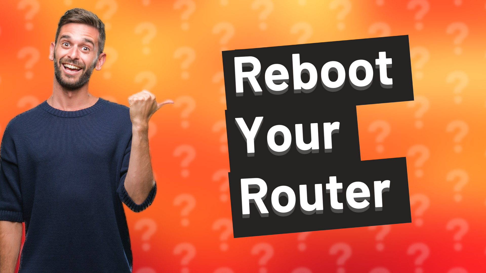 Reboot Your Router