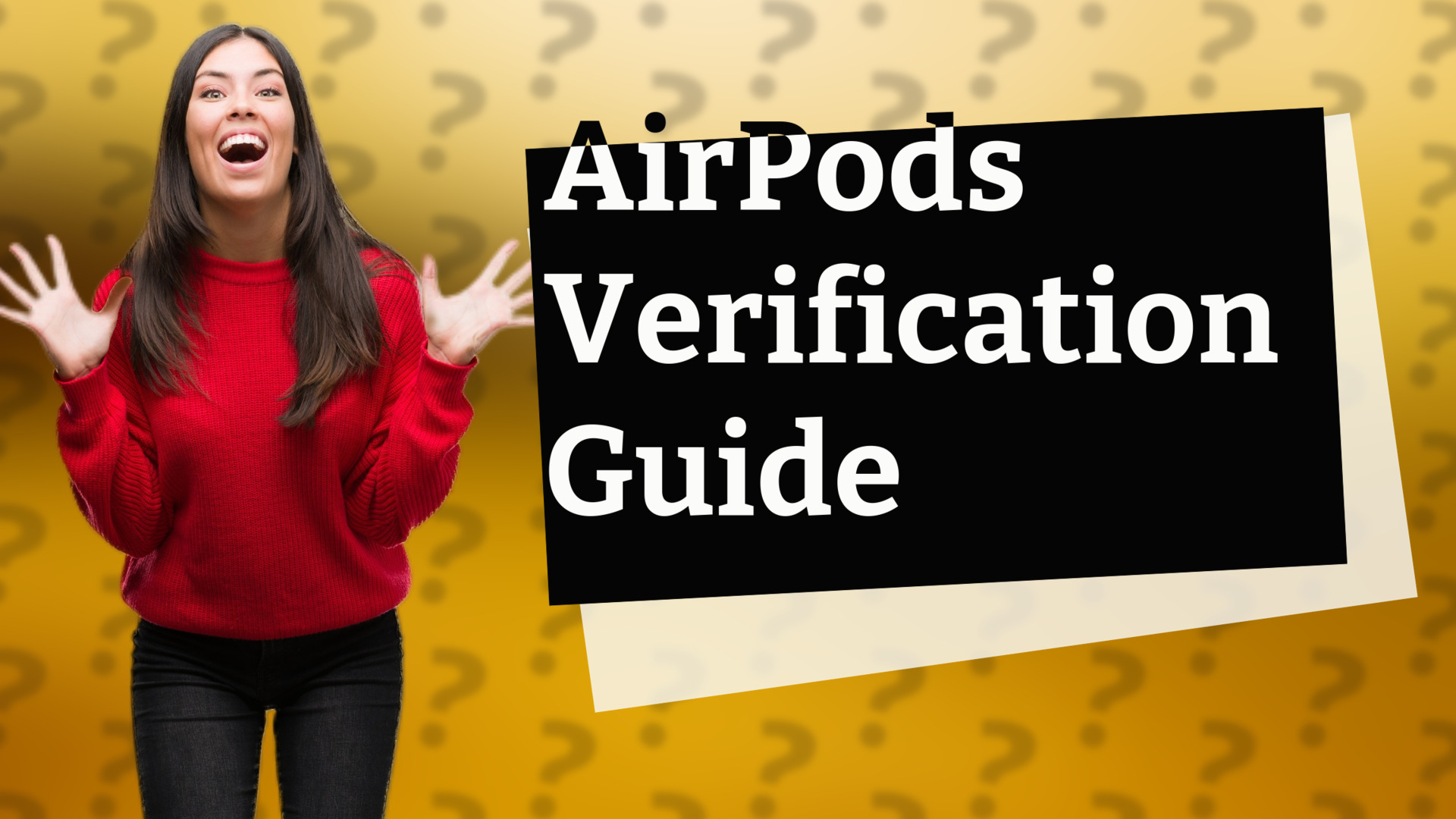 AirPods Verification Guide