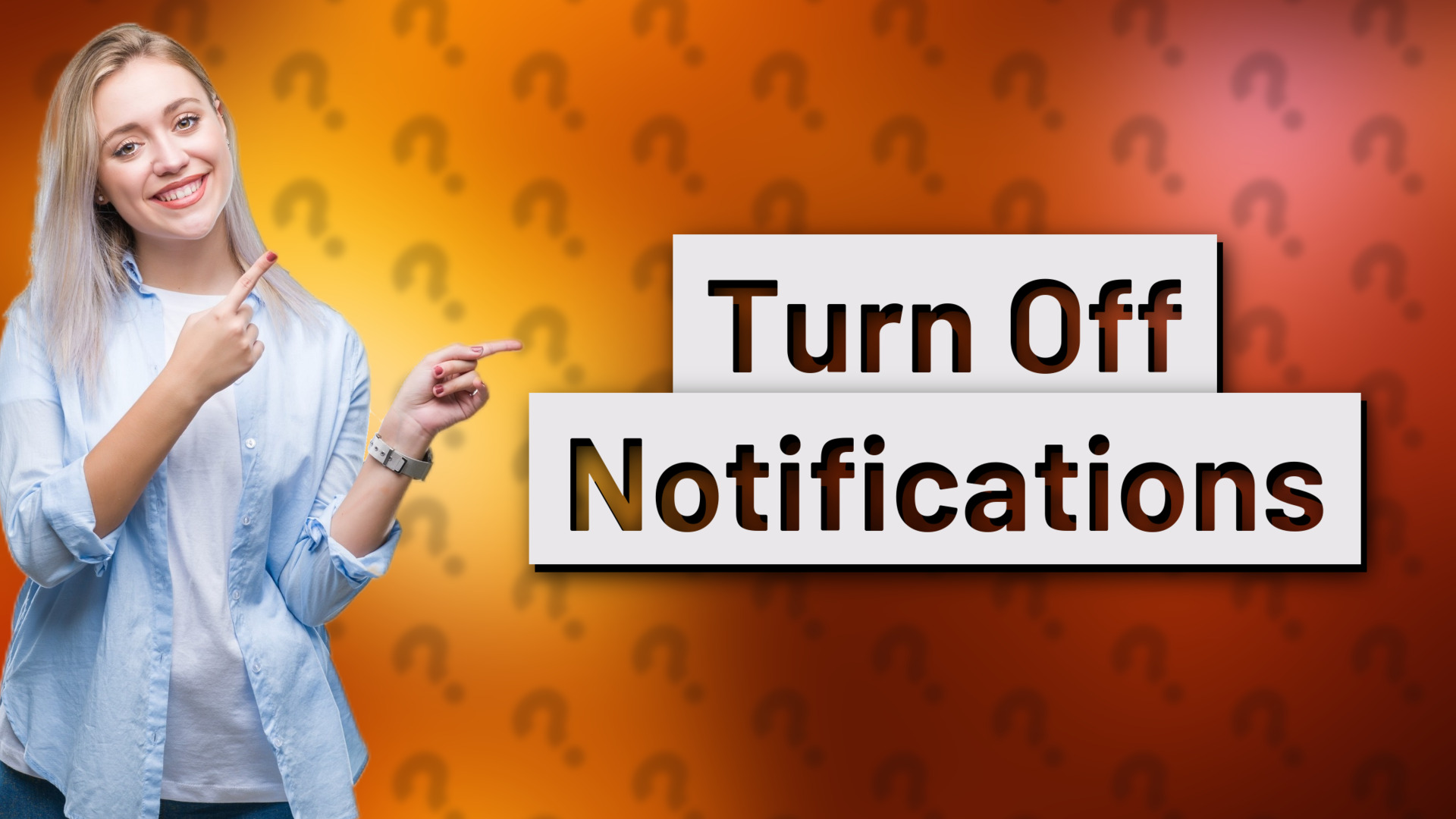 Turn Off Notifications