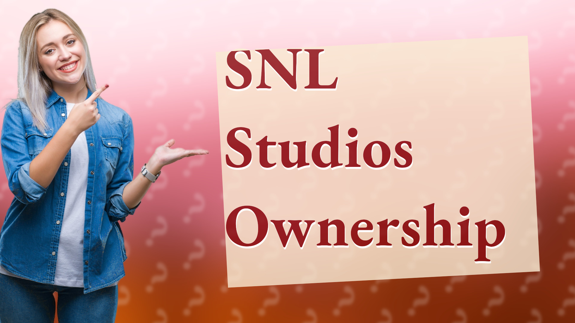 SNL Studios Ownership