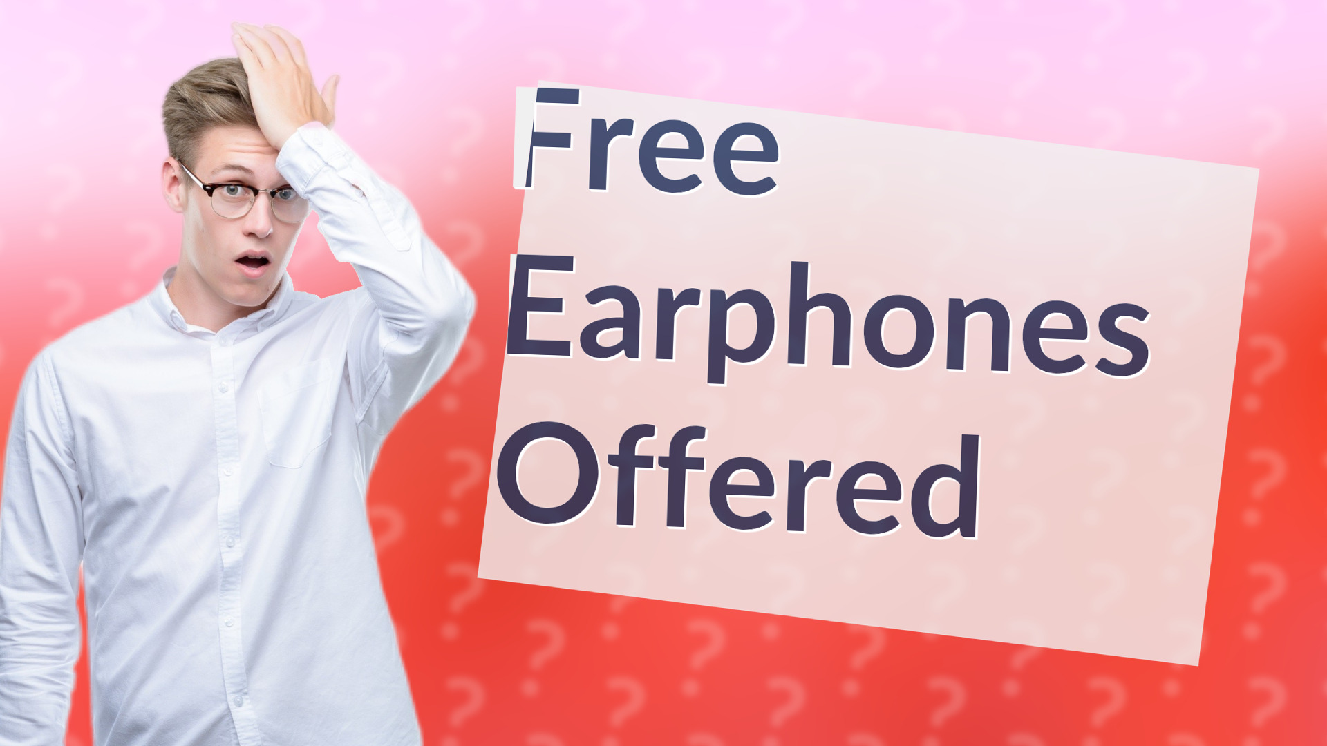 Free Earphones Offered