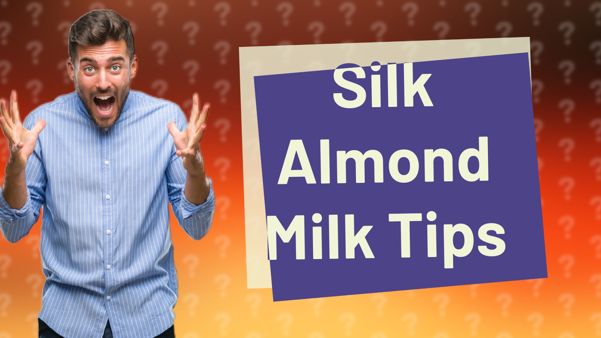 Silk Almond Milk Tips