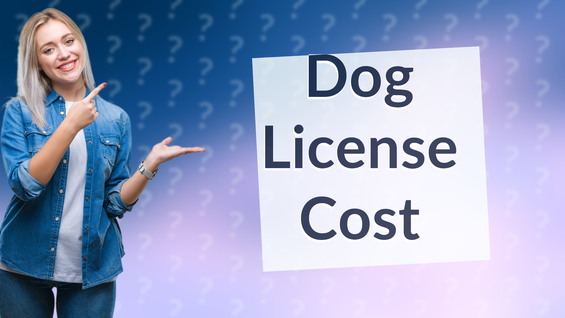 Dog License Cost