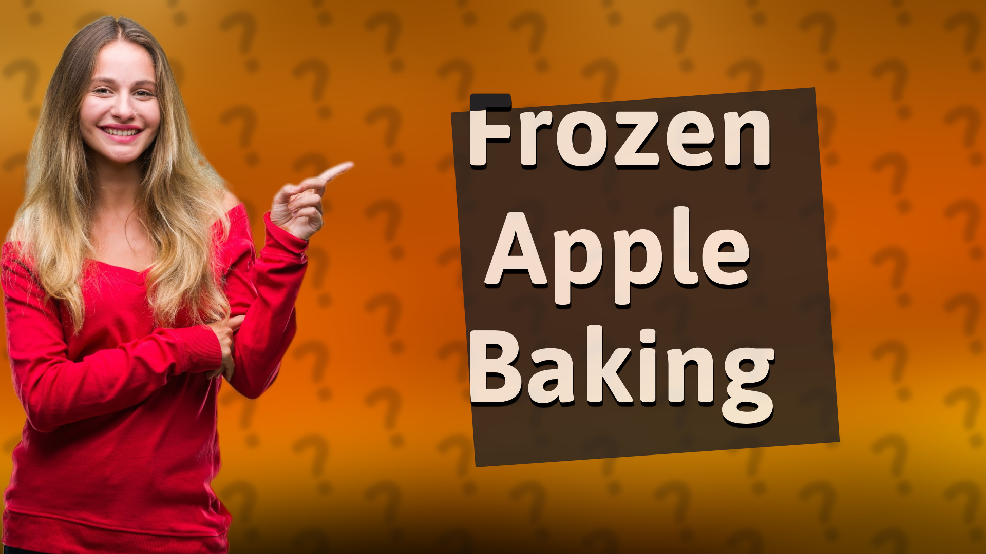 Frozen Apple Baking
