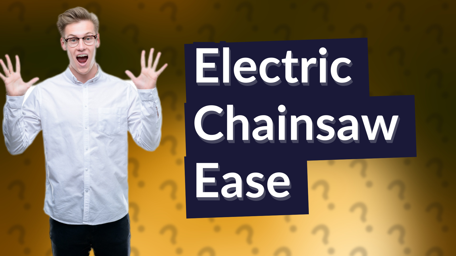 Electric Chainsaw Ease