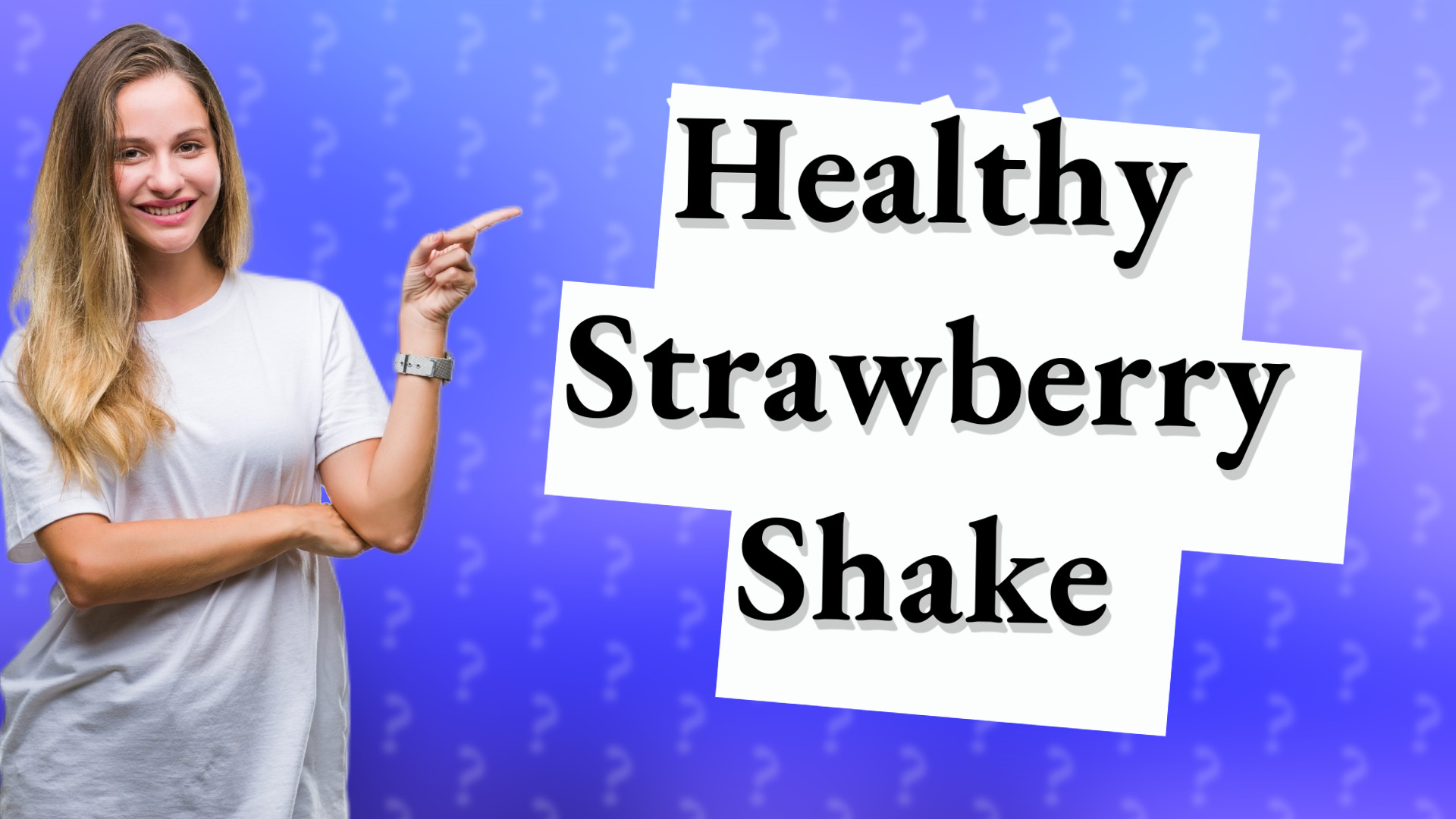 Healthy Strawberry Shake