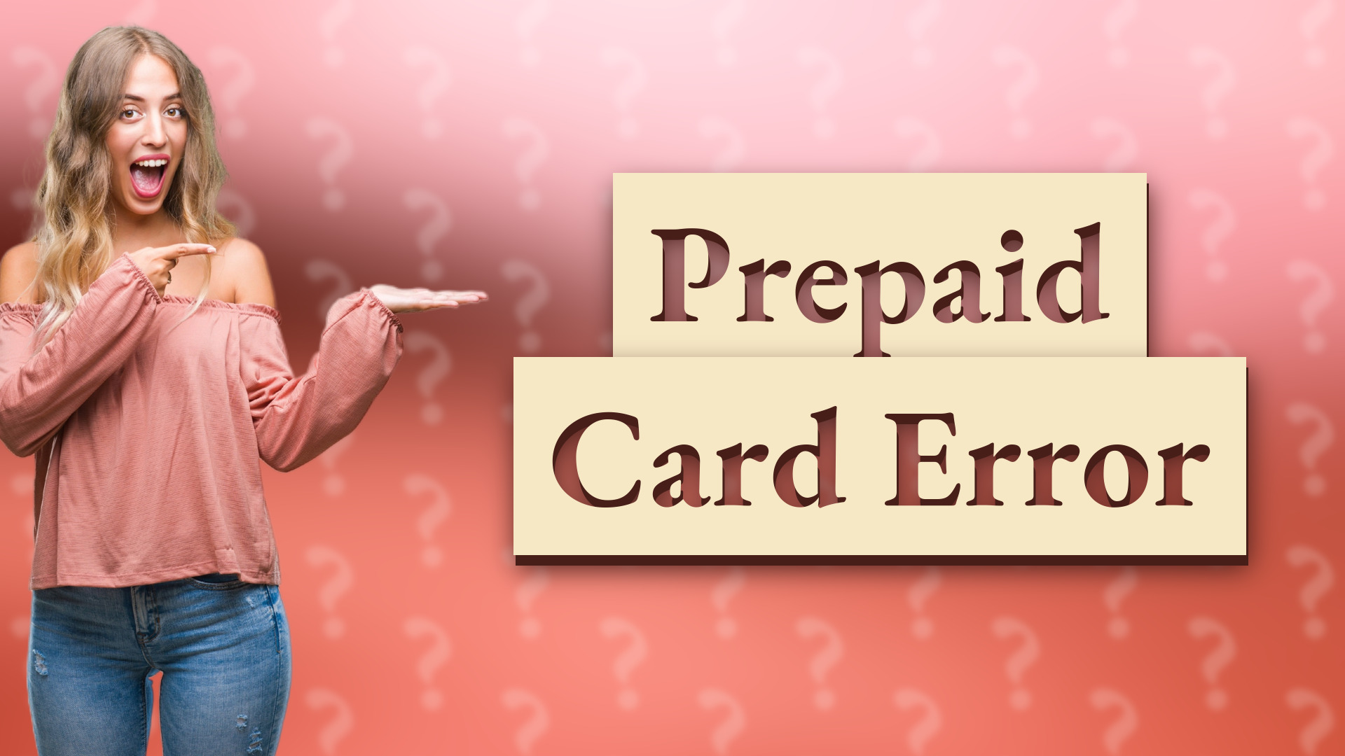 Prepaid Card Error