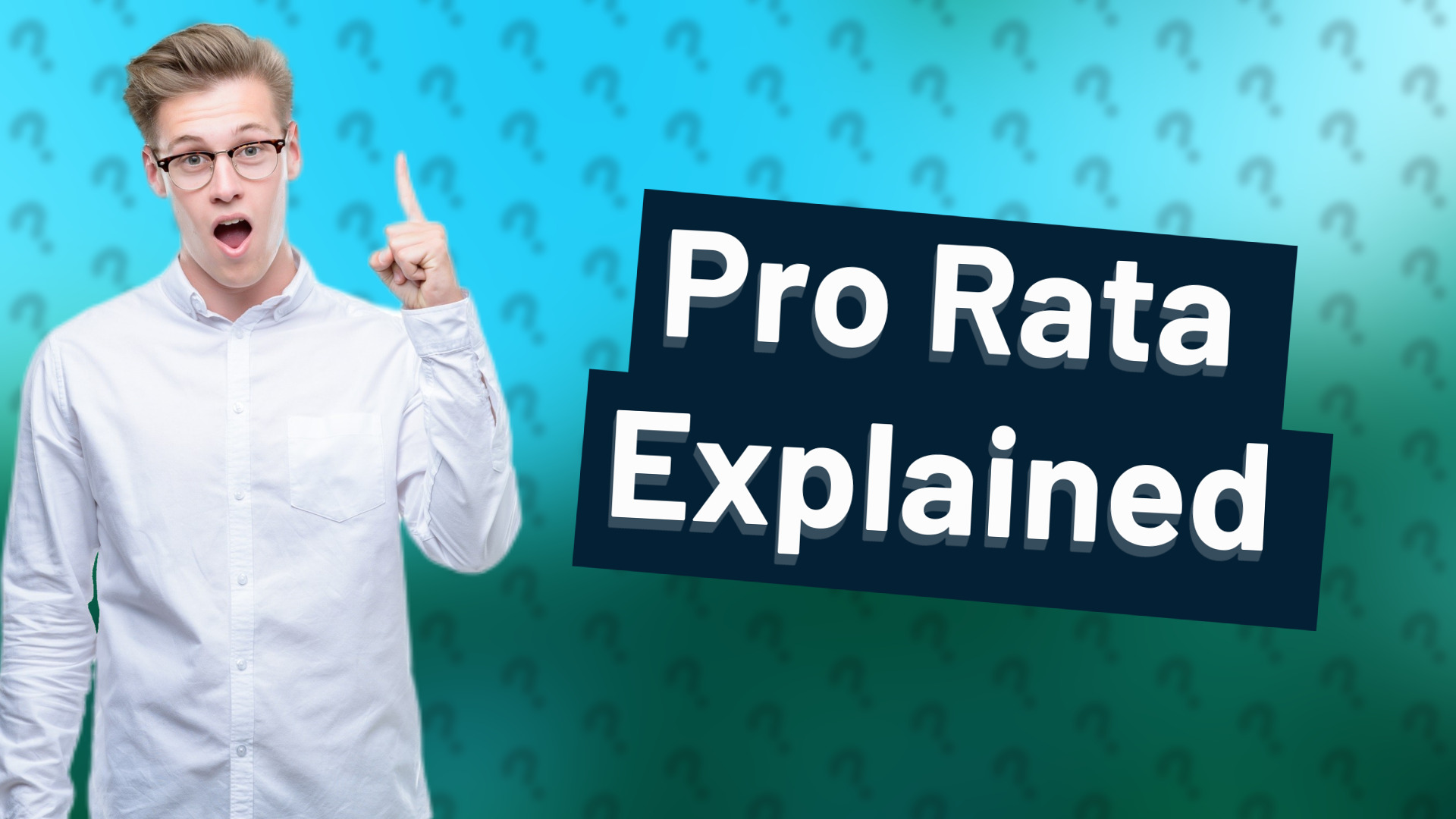 Pro Rata Explained