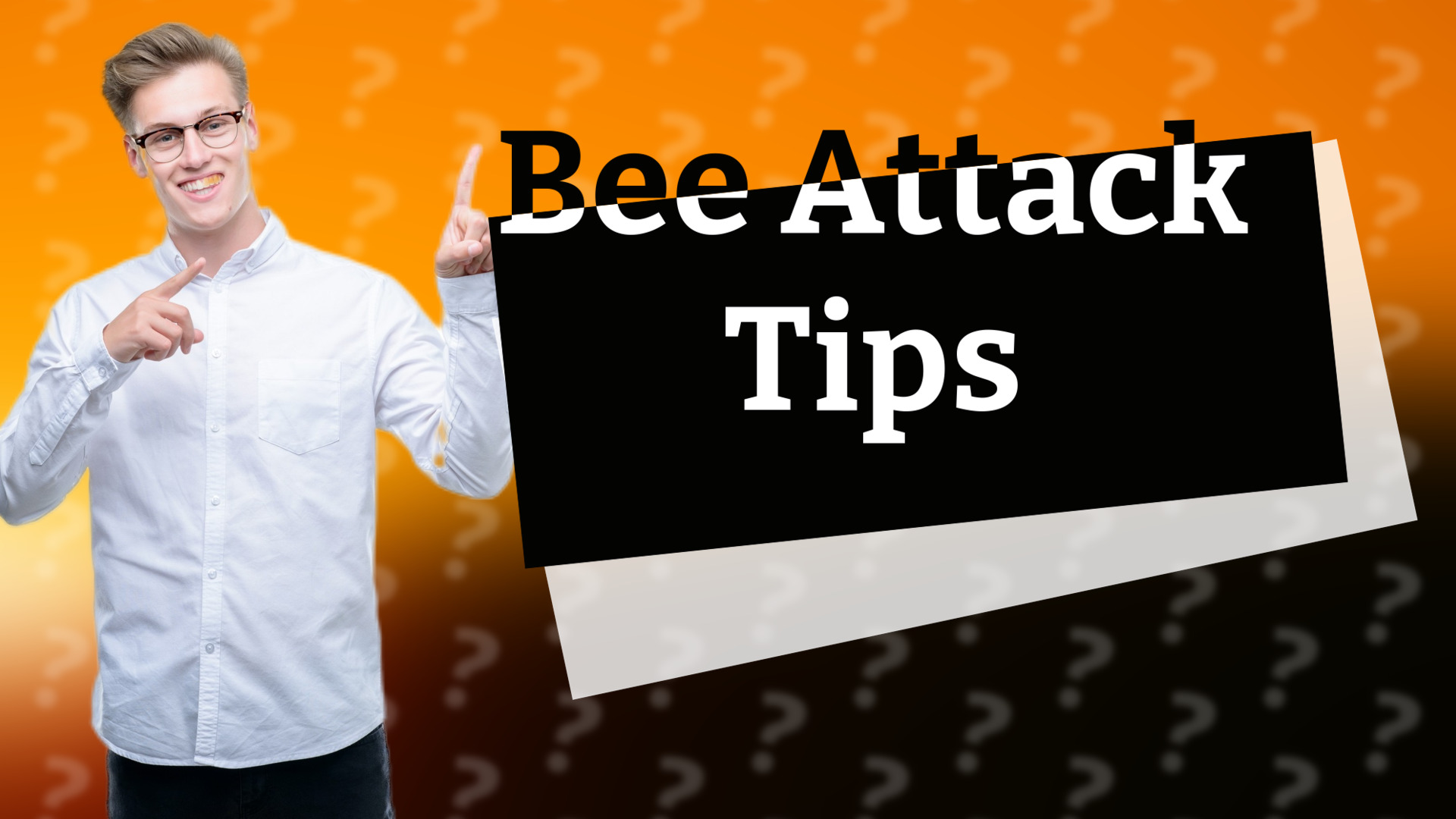 Bee Attack Tips