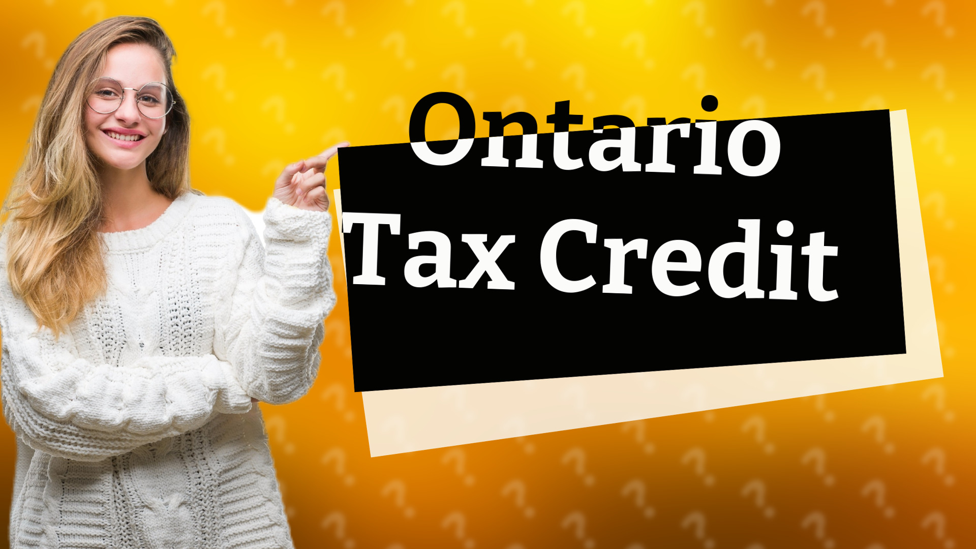 Ontario Tax Credit