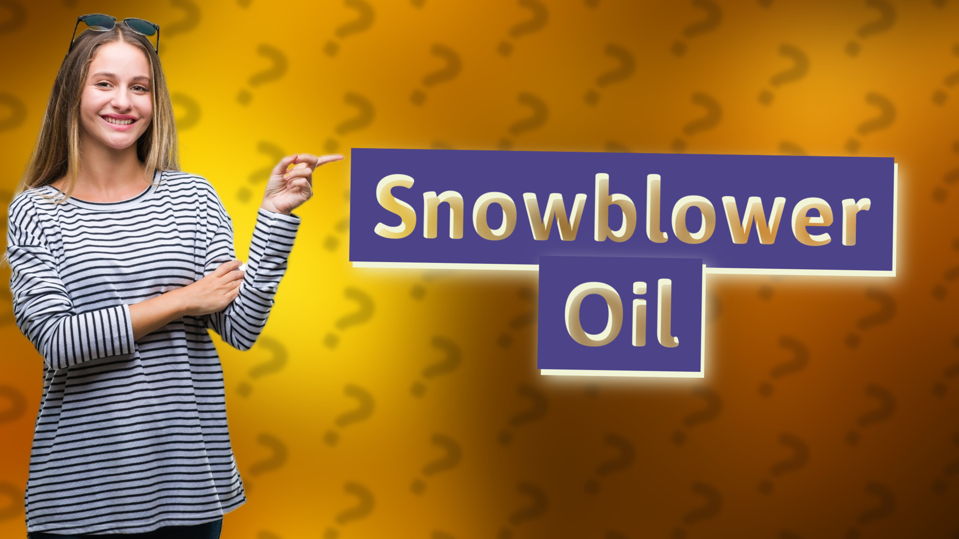 Snowblower Oil