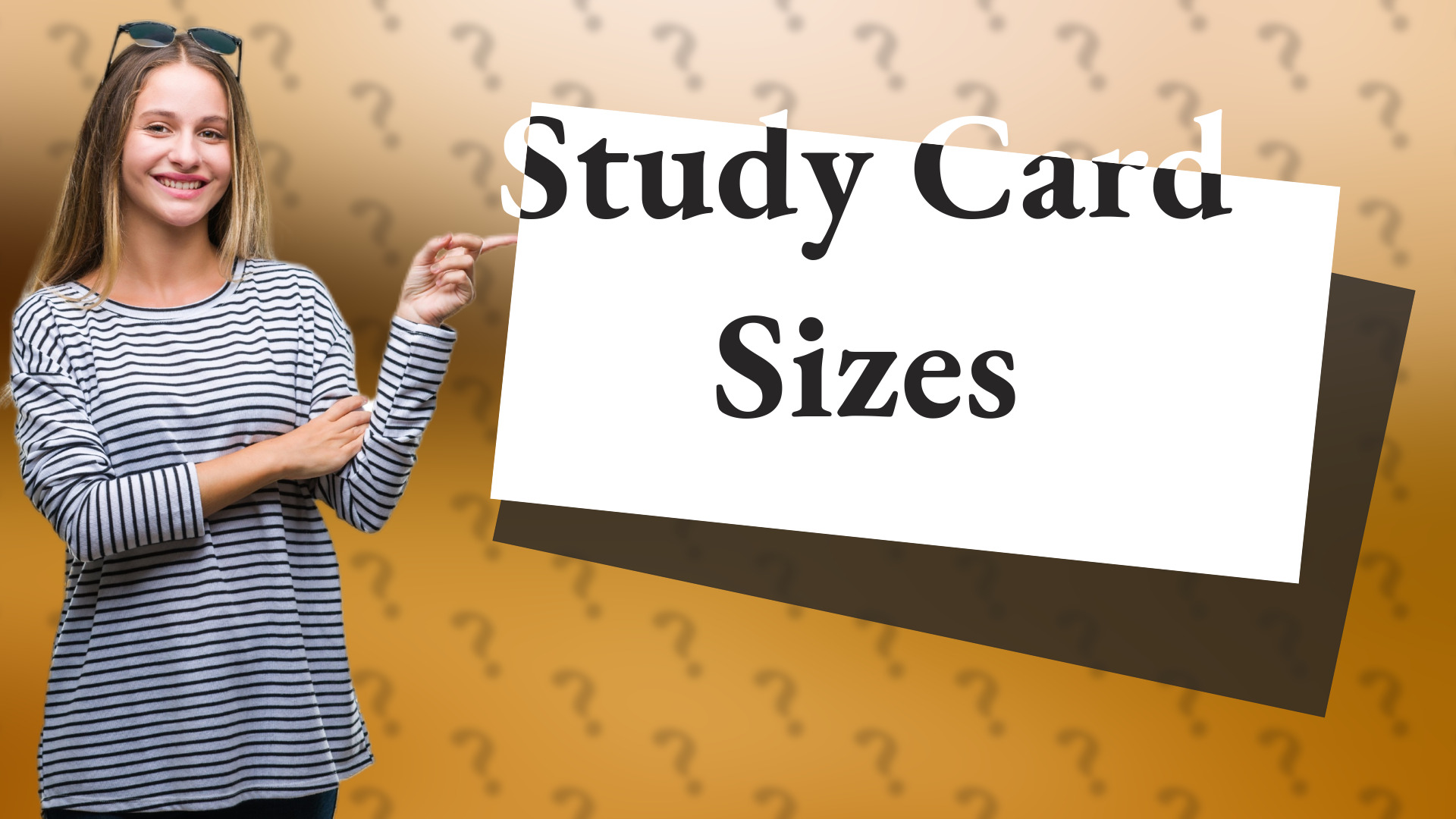 Study Card Sizes