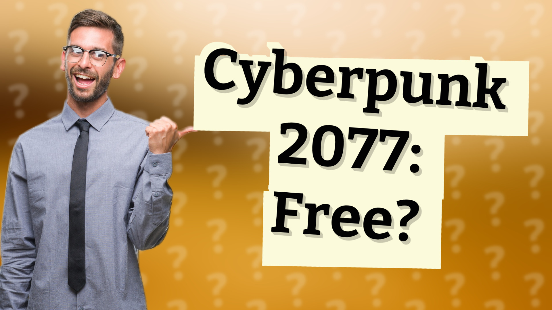 Cyberpunk 2077: Free?