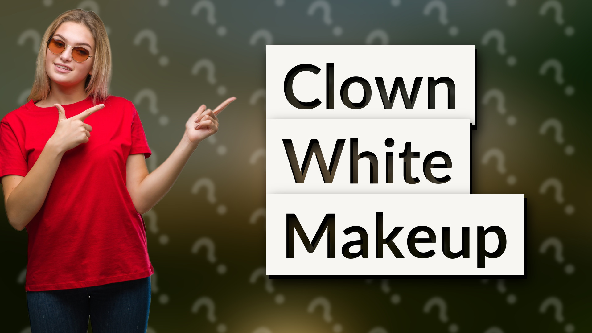 Clown White Makeup