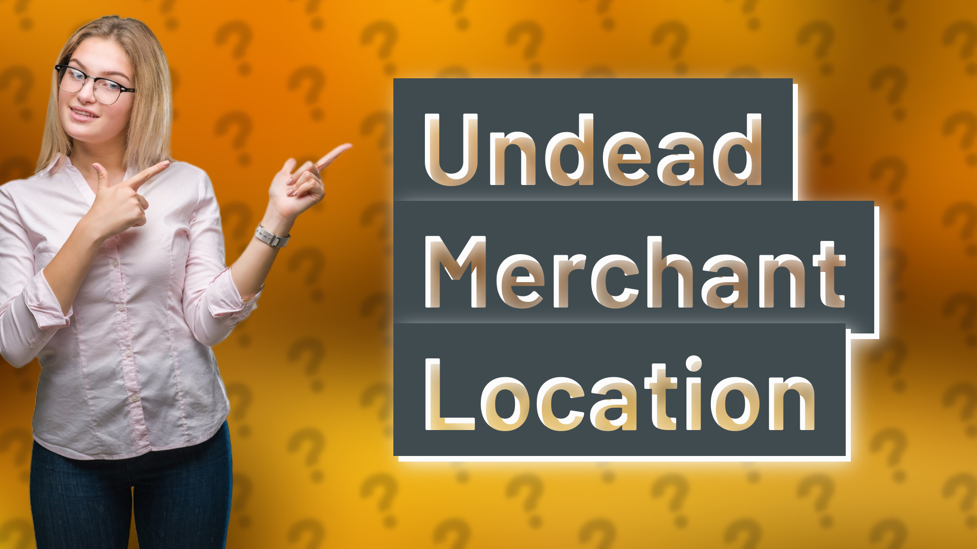 Undead Merchant Location
