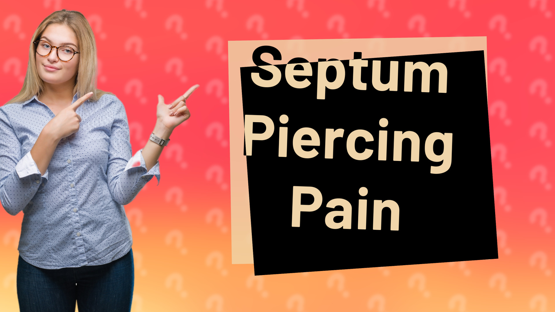 Septum Piercing Pain
