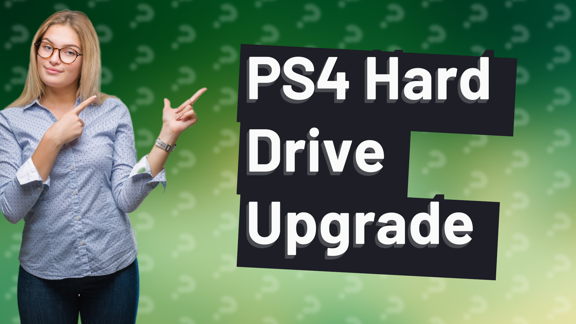 PS4 Hard Drive Upgrade