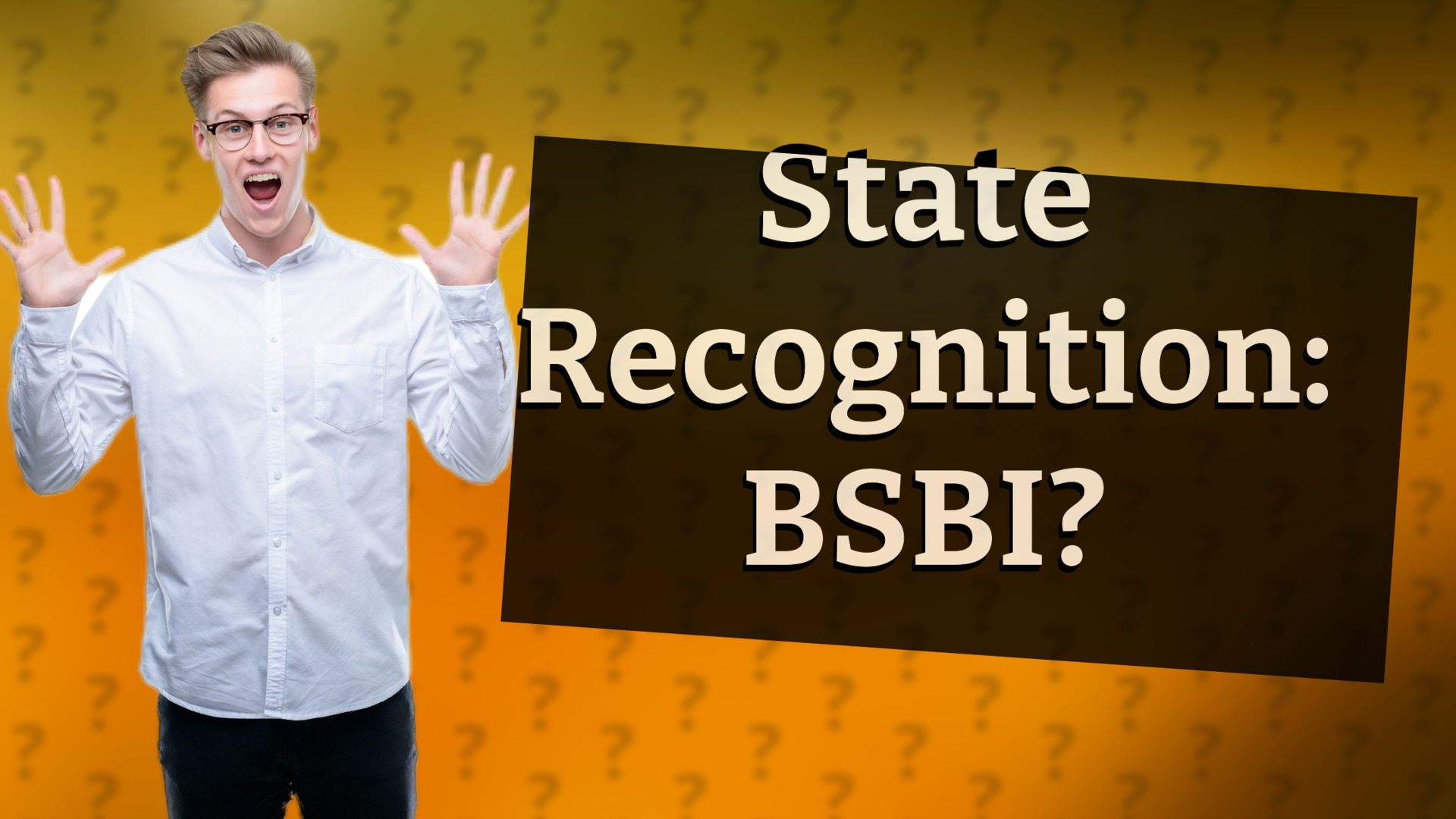 State Recognition: BSBI?