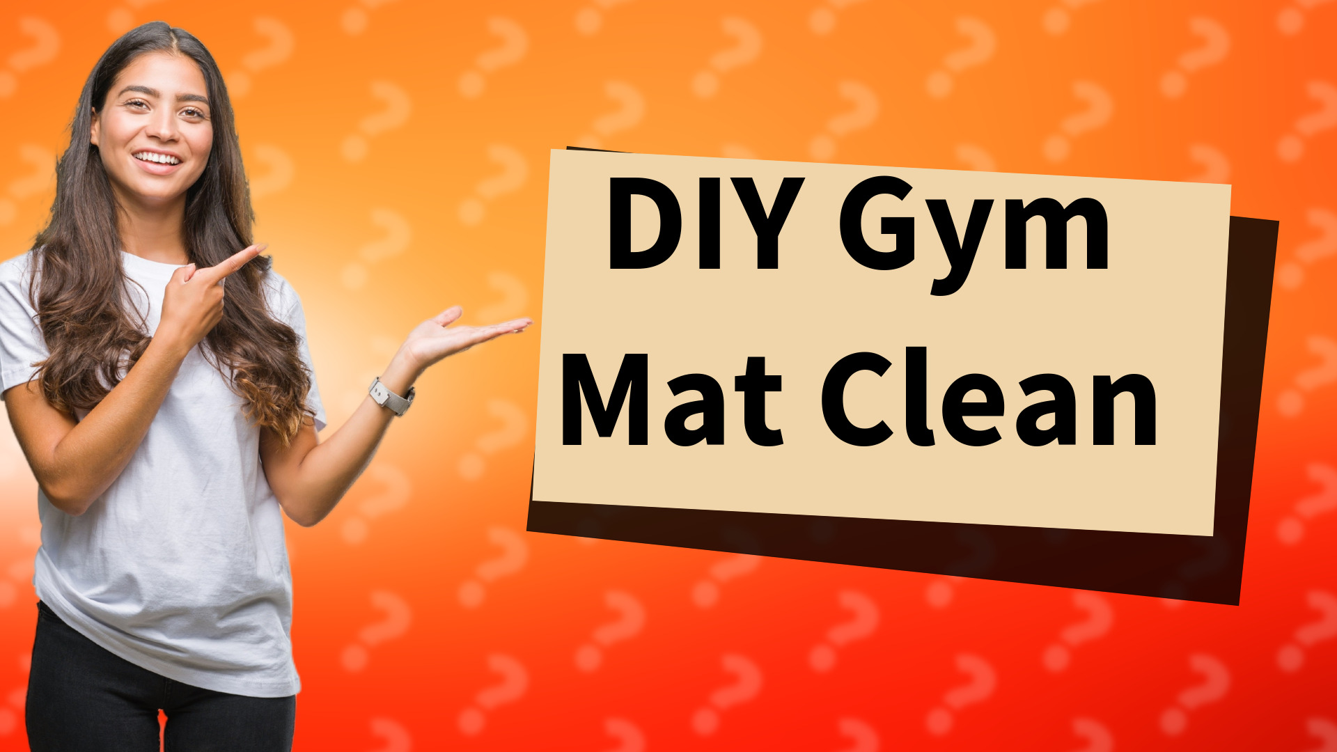 DIY Gym Mat Clean