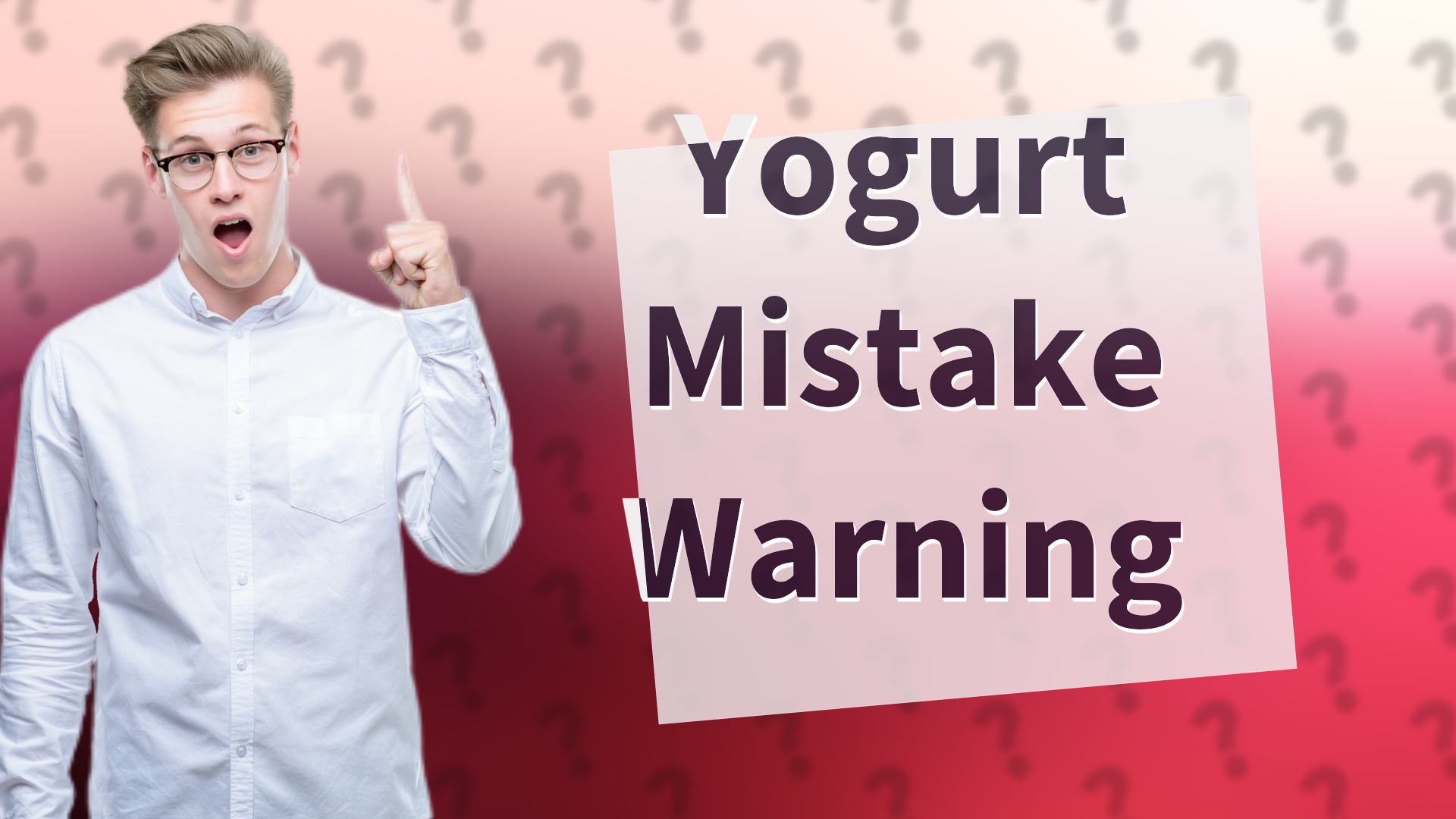 Yogurt Mistake Warning