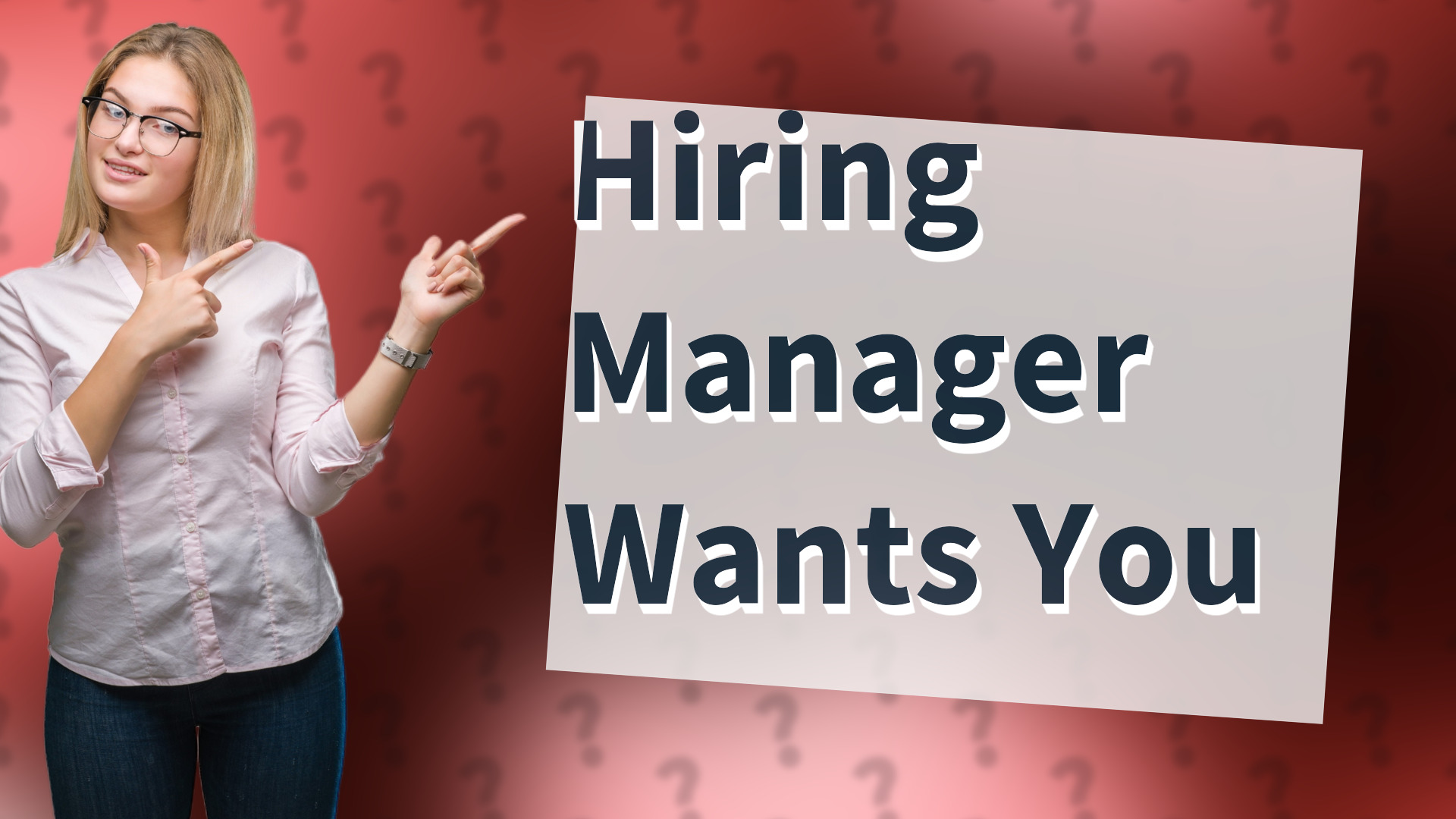 Hiring Manager Wants You