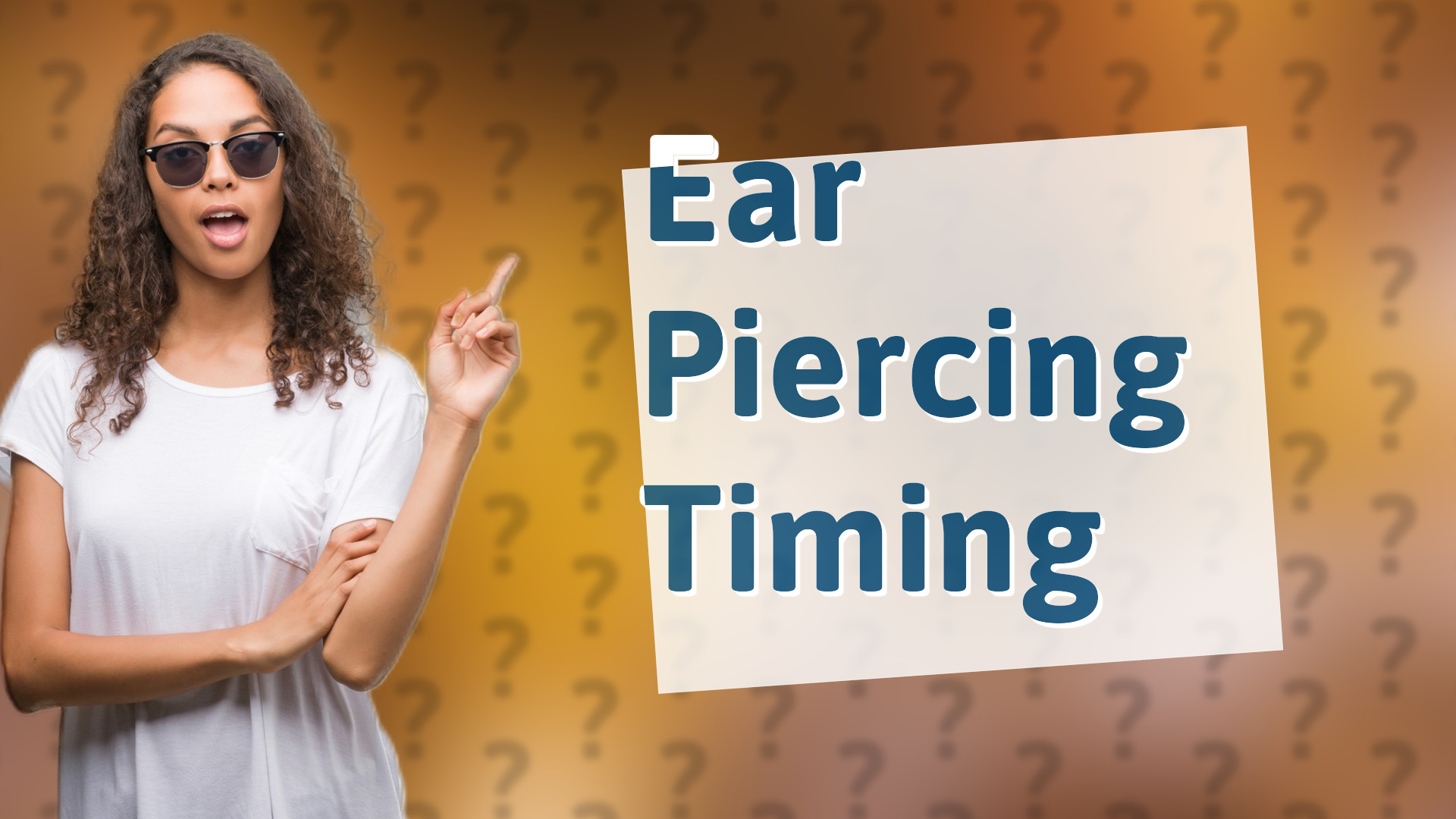 Ear Piercing Timing