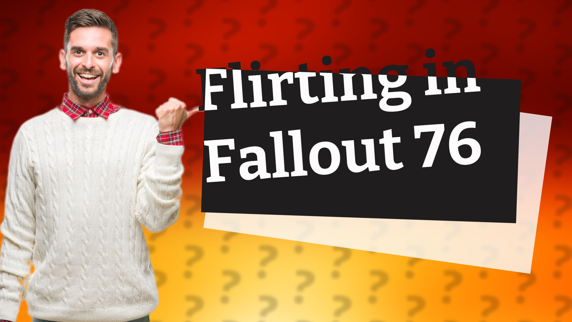 Flirting in Fallout 76