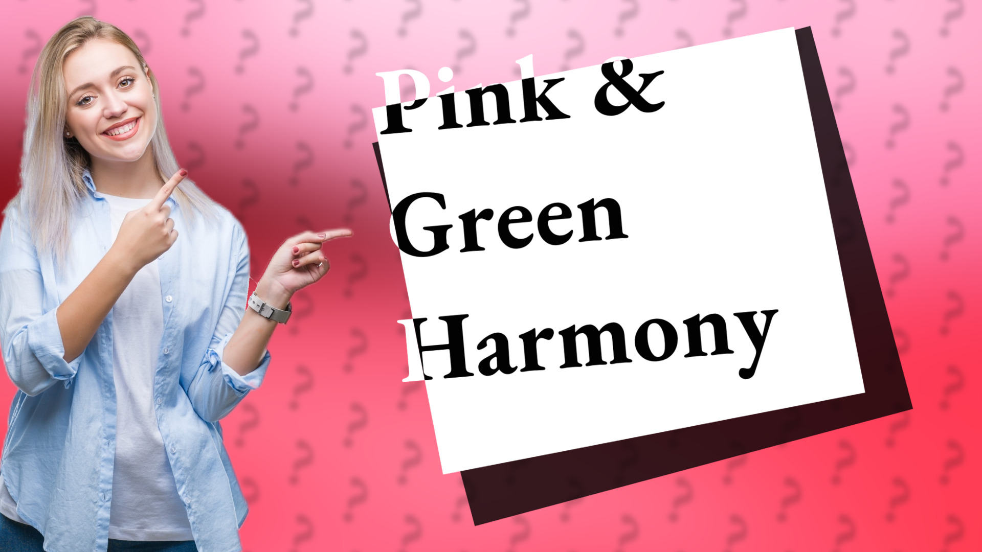 Pink & Green Harmony