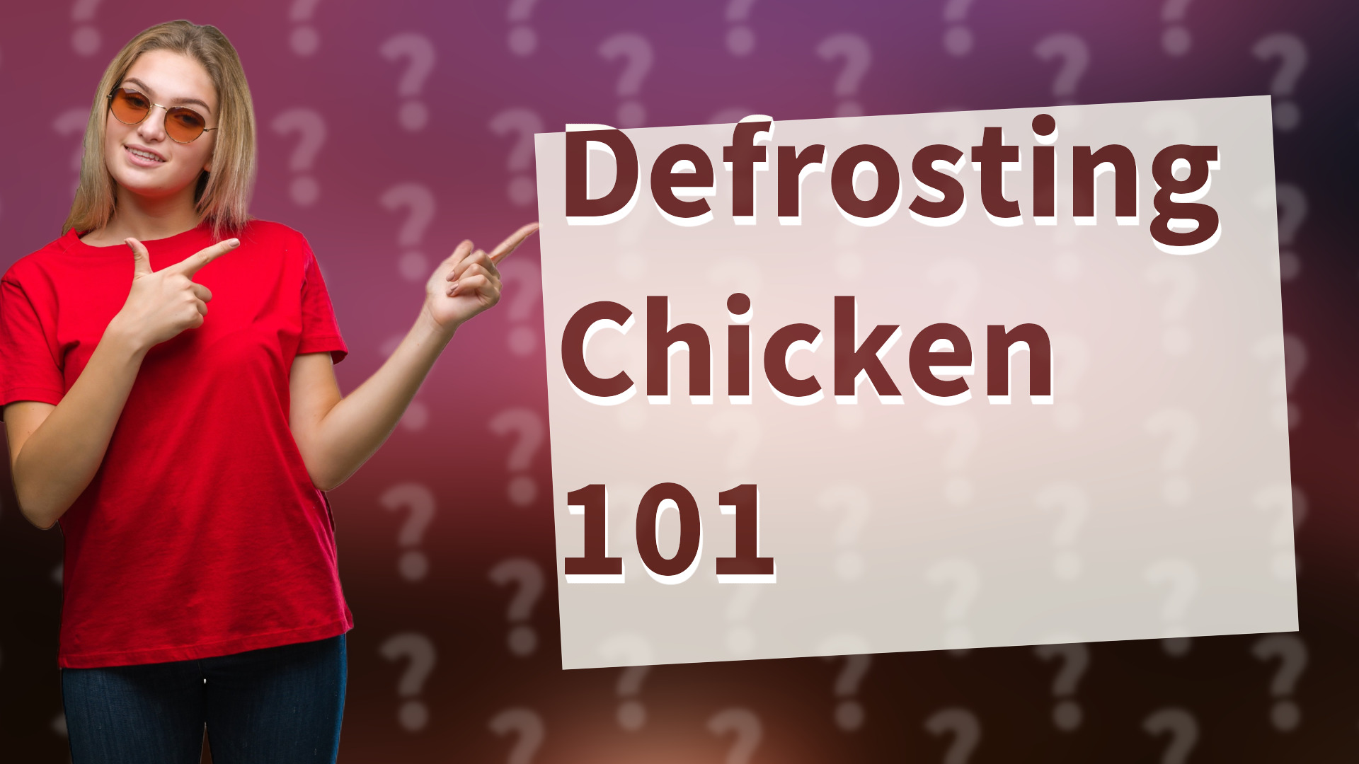 Defrosting Chicken 101