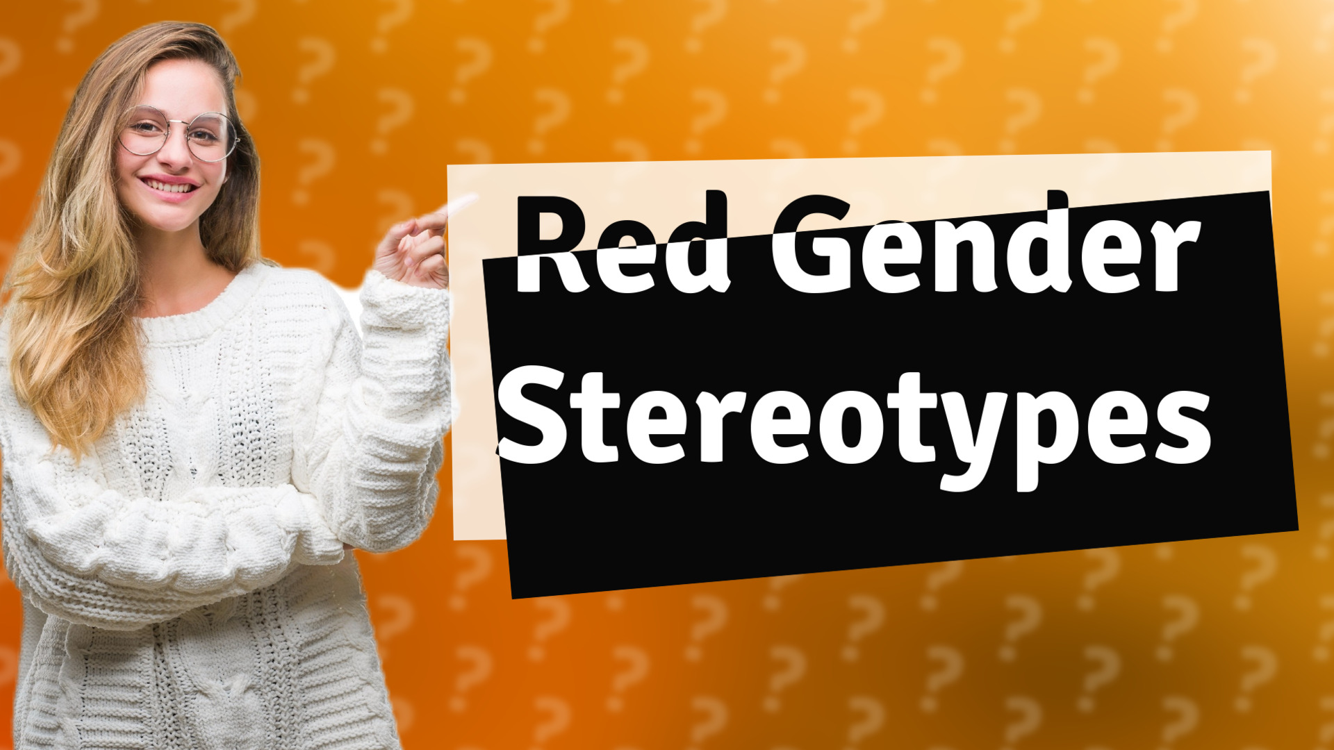 Red Gender Stereotypes