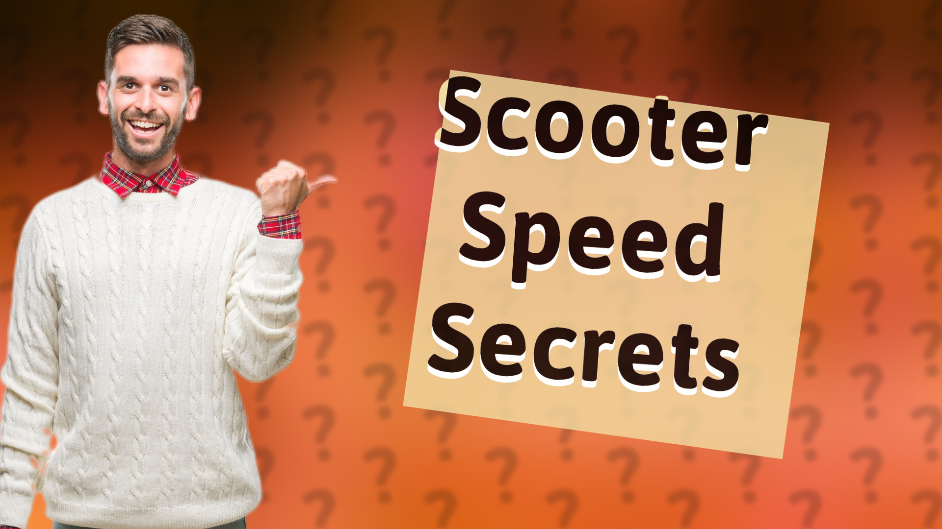 Scooter Speed Secrets
