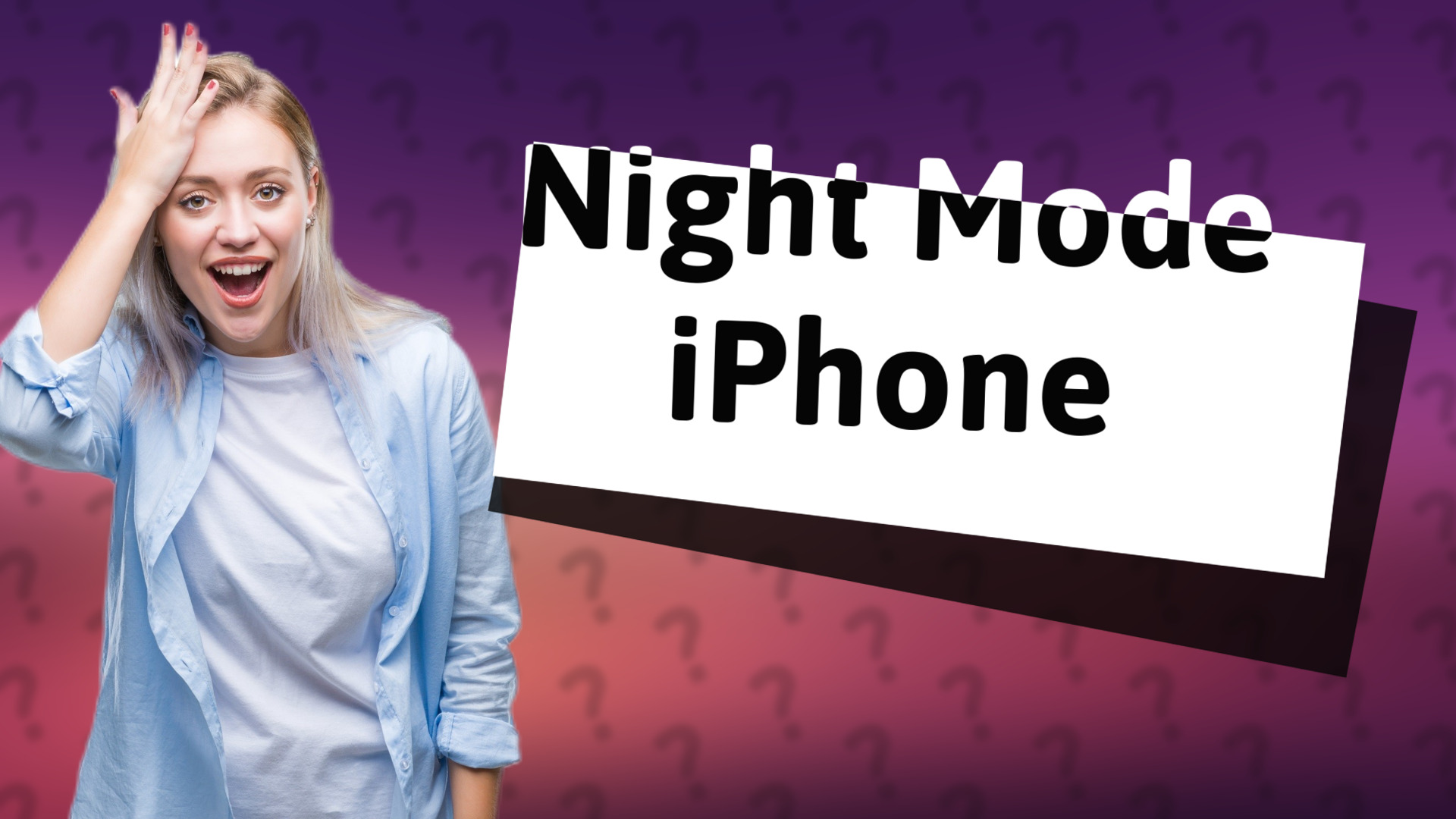 Night Mode iPhone